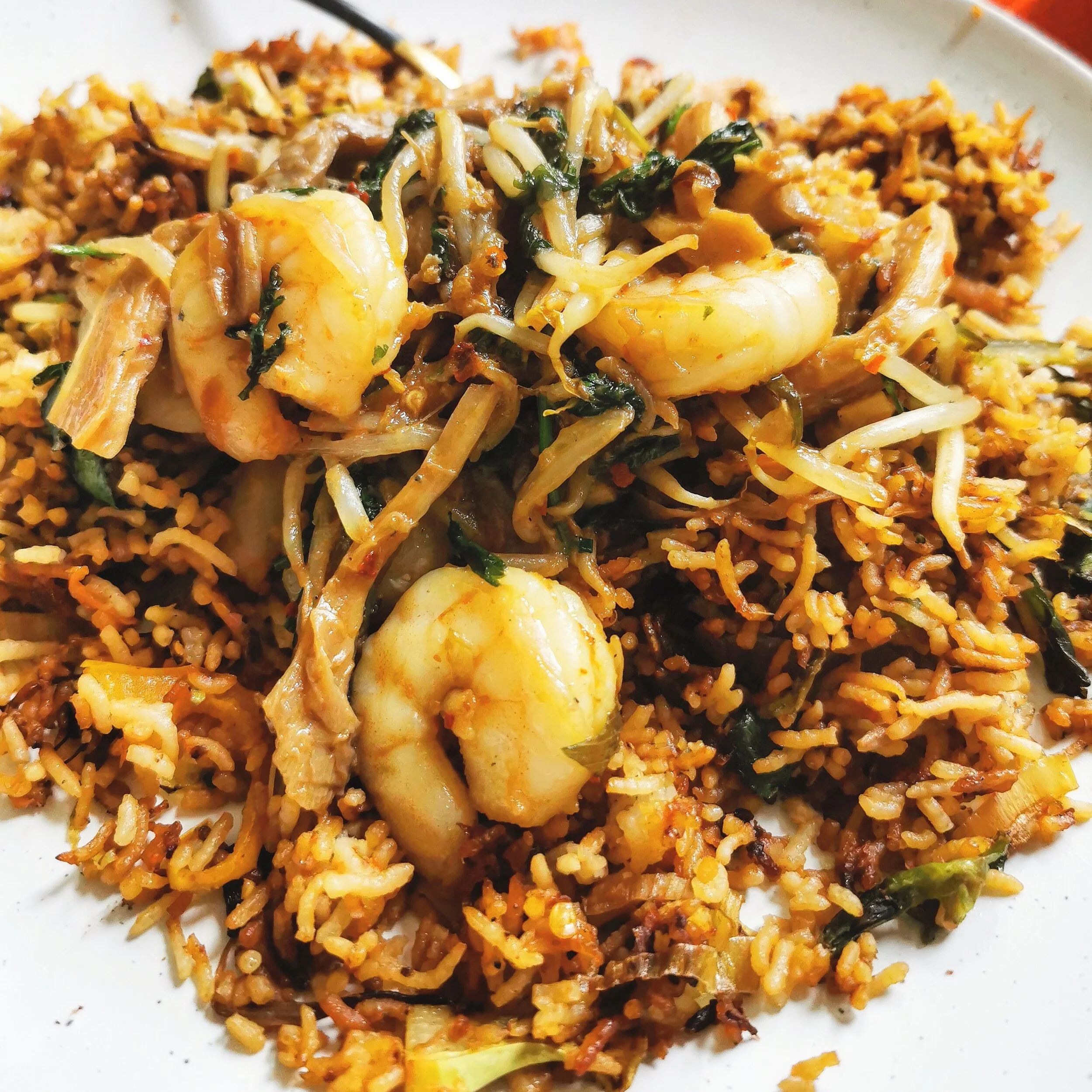 Teryaki Prawn fried rice