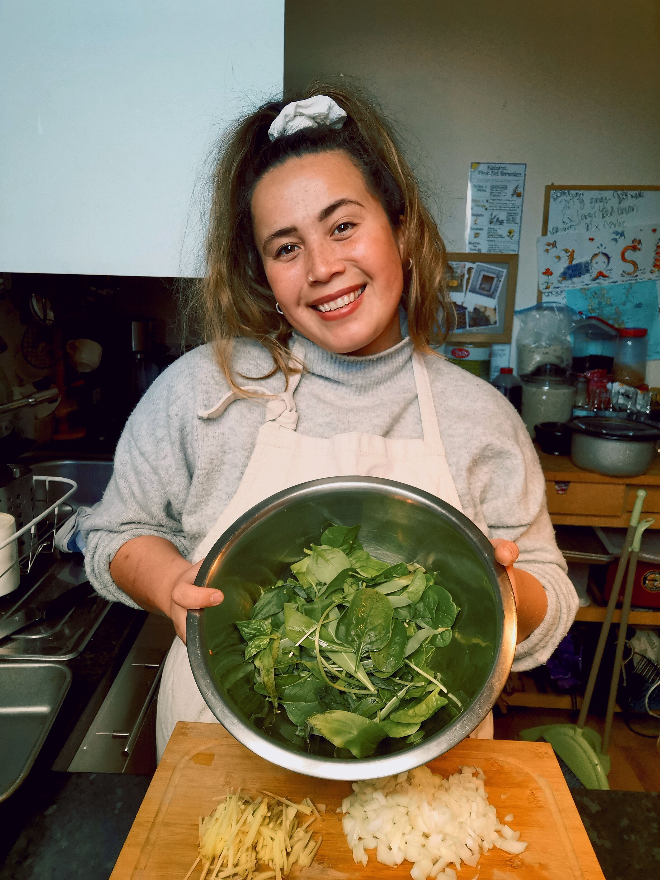 Filipino Chicken Tinola with Wild Garlic and Courgettes