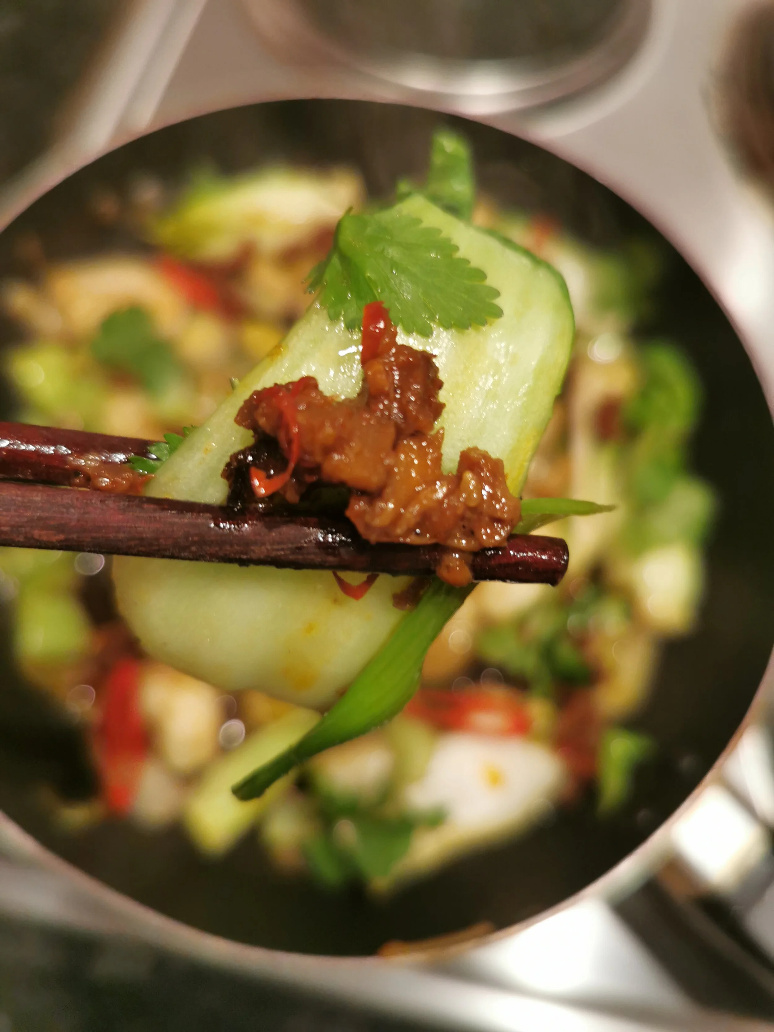 Quick Prawn and Pak Choi Stir Fry with Mushroom XO sauce