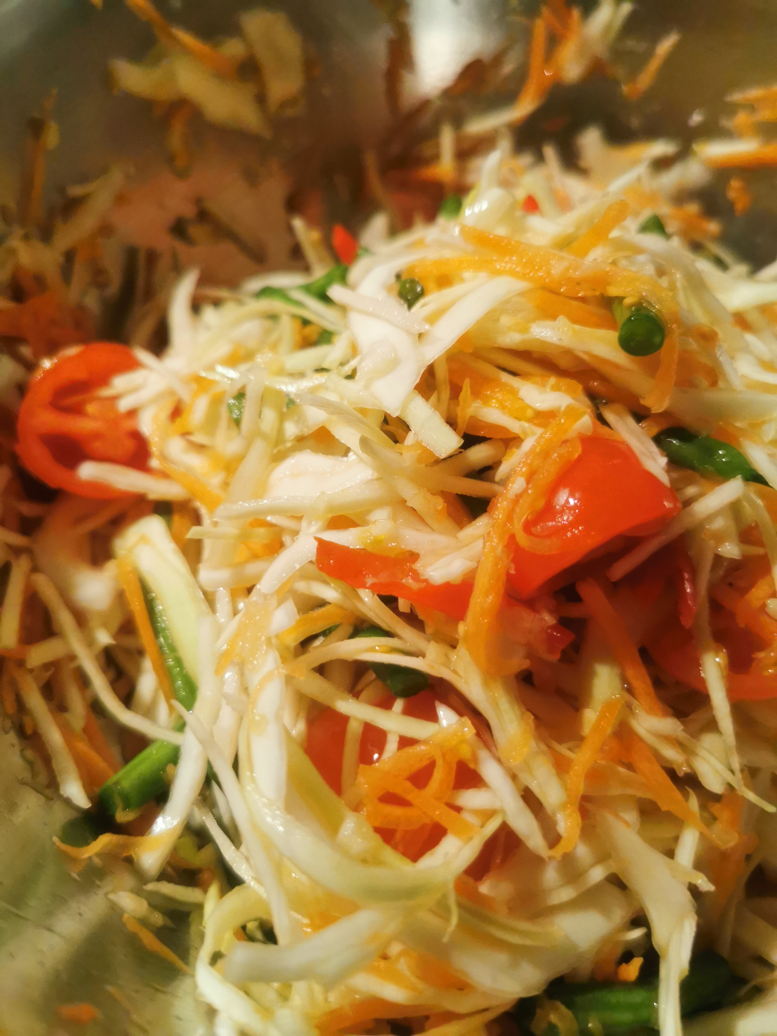 Cabbage Som Tam aka non papaya salad