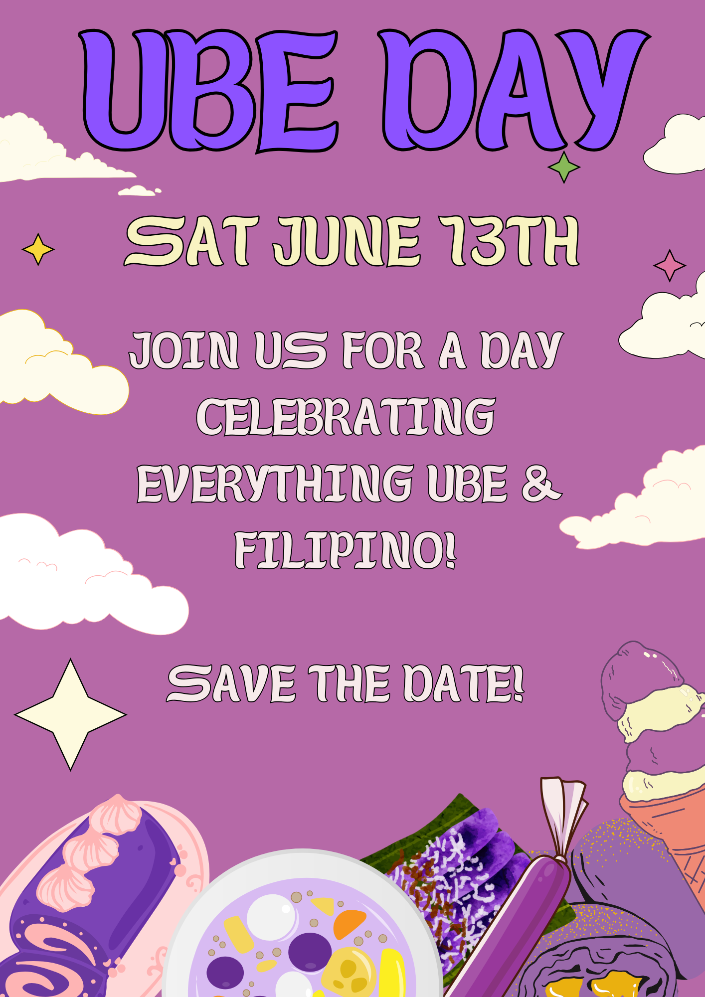 Ube day is back! June 13th 2026