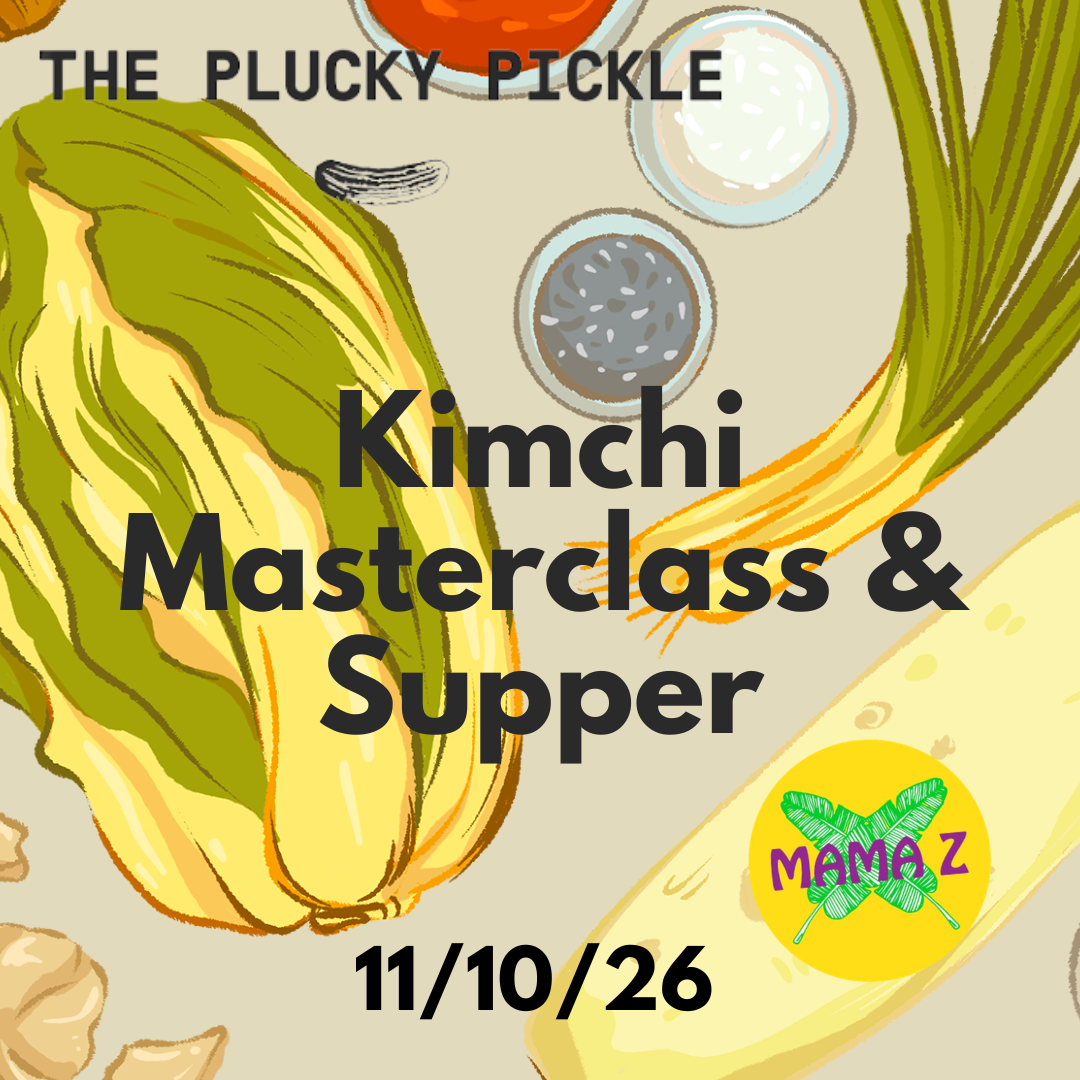 Kimchi Masterclass & supper w/ The Plucky Pickle