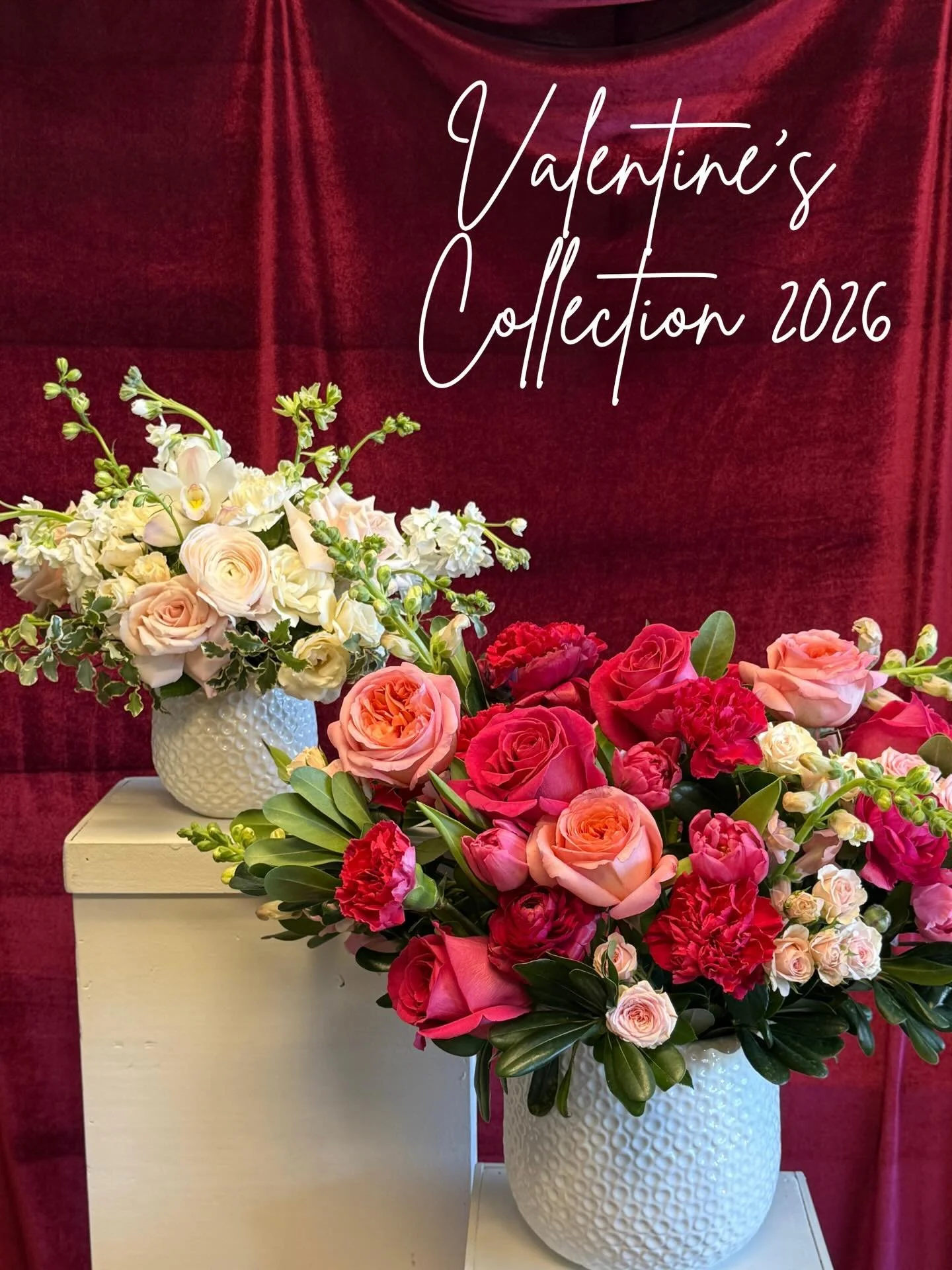 Valentine&rsquo;s Day is ONE MONTH away and our 2026 collection is here! Tag your forever Valentine and let them know which is your favorite! Click the link in our bio to pre-order. ❣️🌹