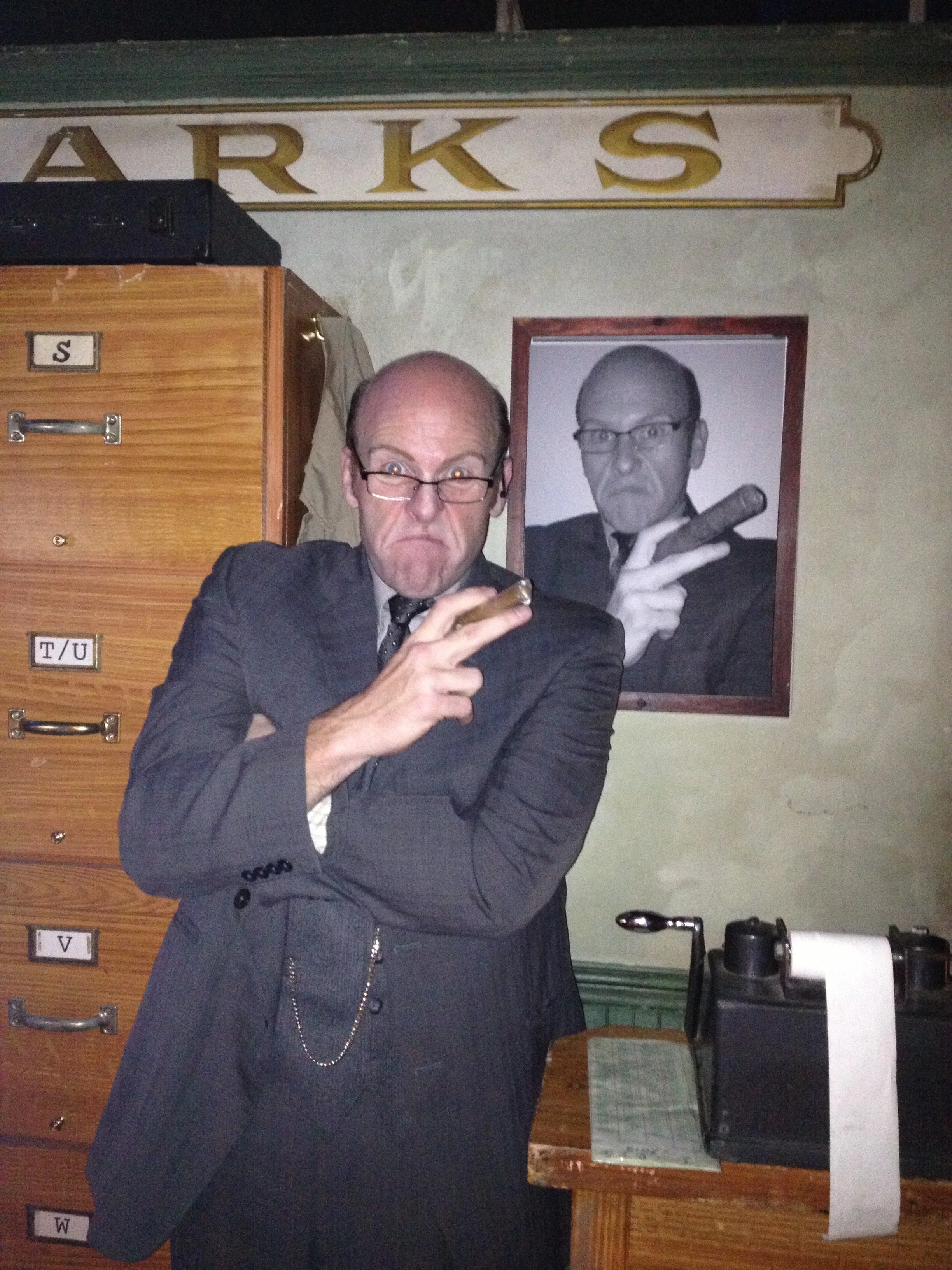 Mr Marks....""Bloom where the hell have you been?!"