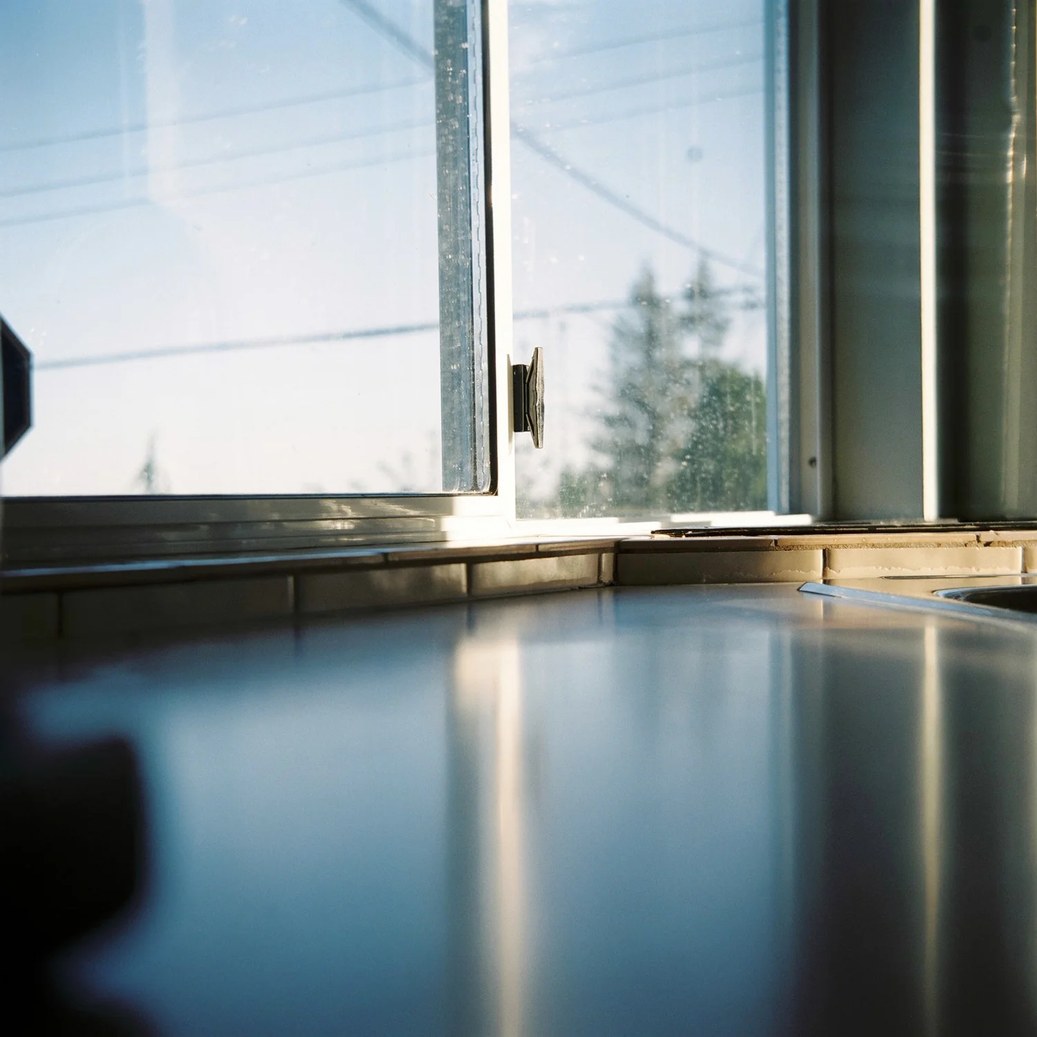 Kitchen counter reflection, North Vancouver © Tanya Clarke 2018