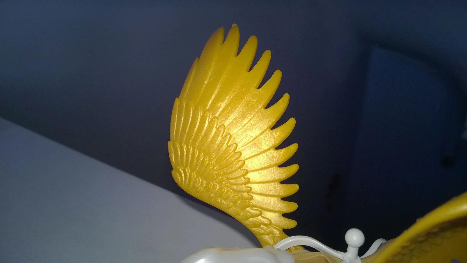 Wing from plastic Pegasus, Brighton UK © Tanya Clarke 2015