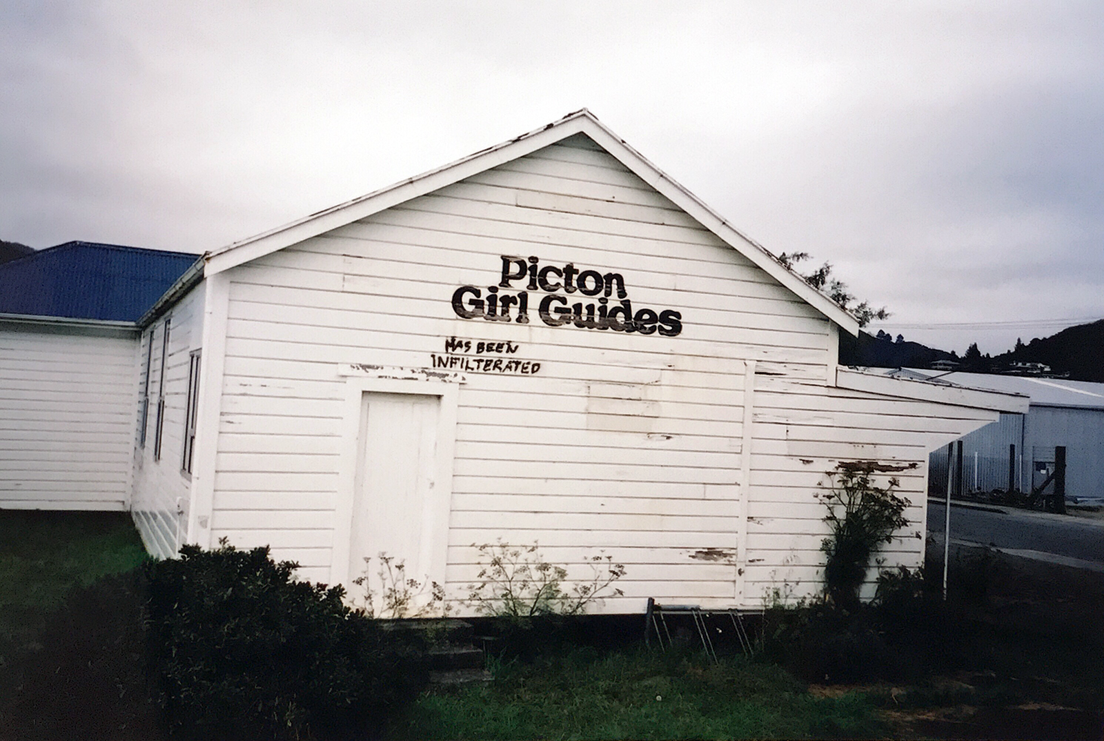 Picton Girl Guides Has Been Infilterated, Picton, New Zealand 2003 © Tanya Clarke