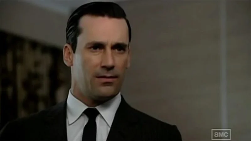 Don Draper in pitch mode - US TV show Mad Men