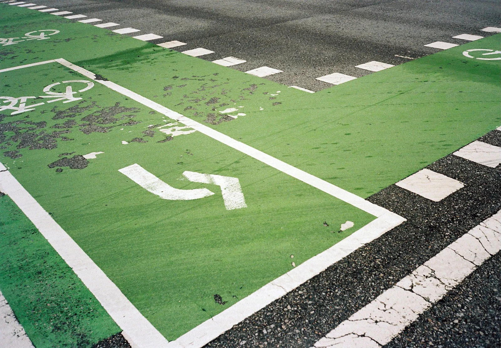 Cycle path in North Vancouver, Canada 2018. Photograph by Tanya Clarke