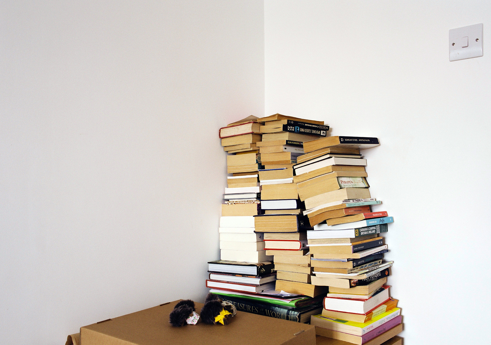 No shelf for the books, Brighton UK