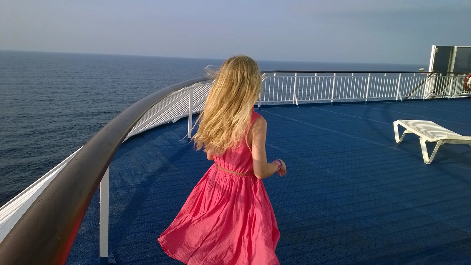 On the ferry to Majorca, circa 2013