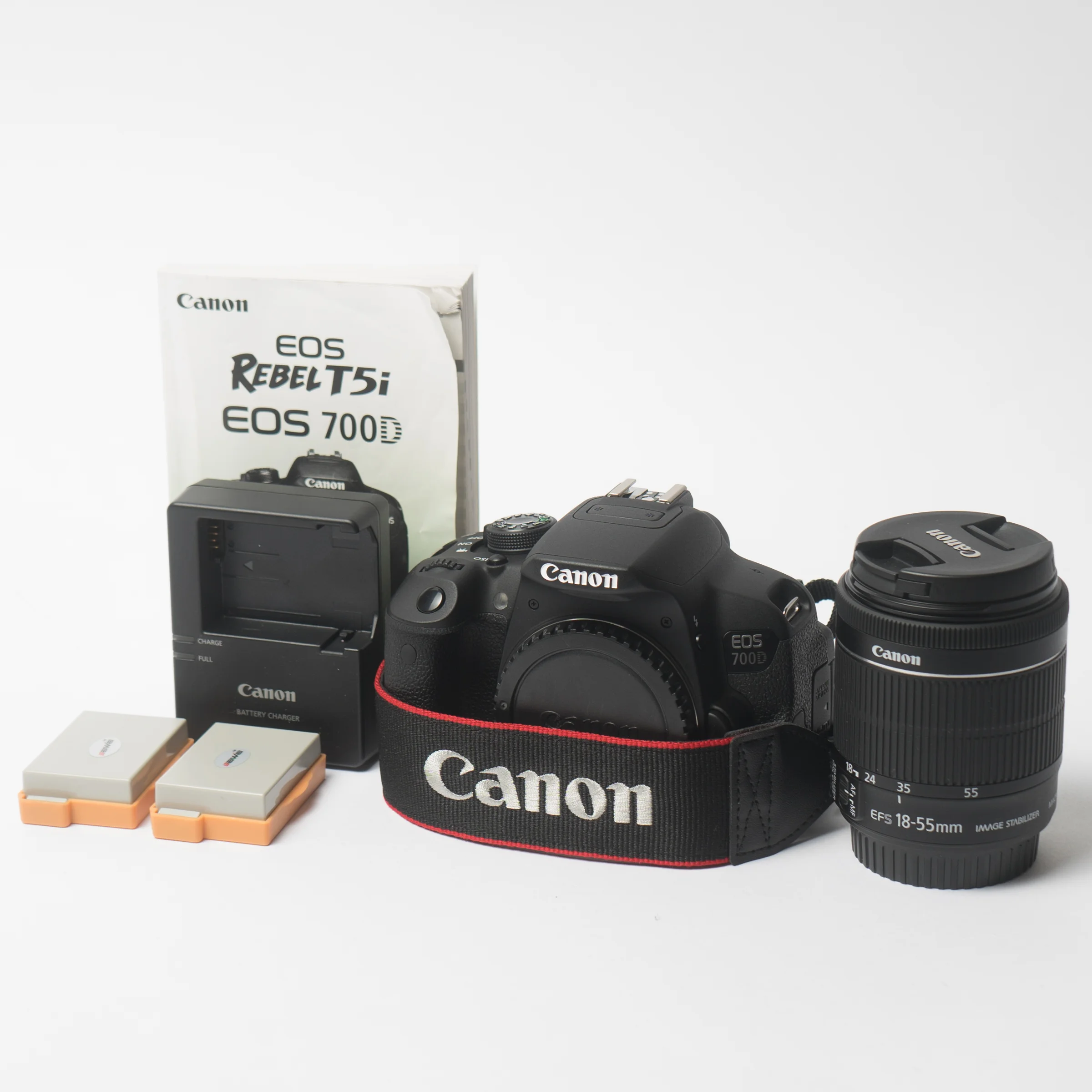 Canon EOS 700D DSLR Camera EF-S 18-55mm f/3.5-5.6 IS STM Lens Pixity