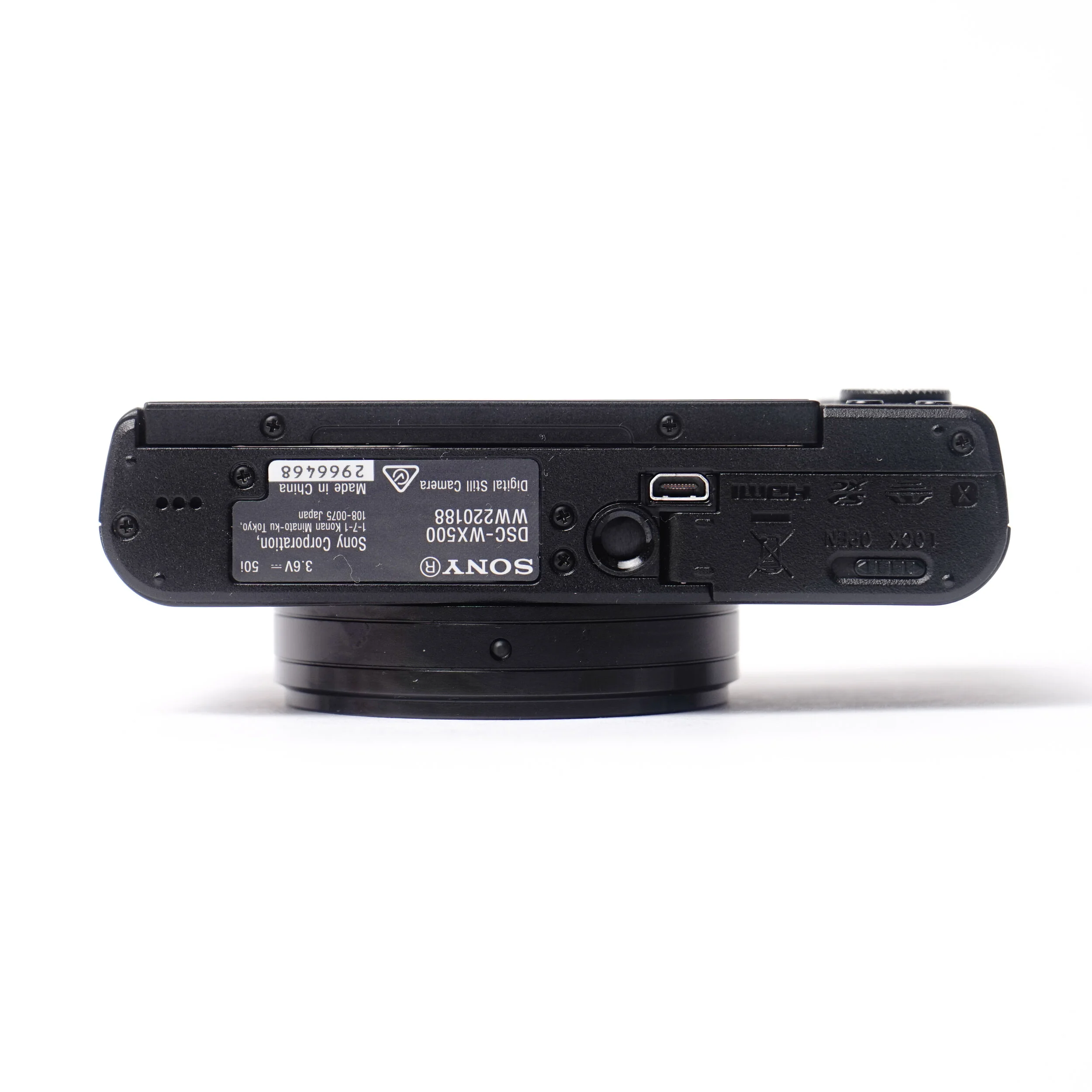 Sony Cyber-shot DSC-WX500 Digital Camera (Black) Pixity