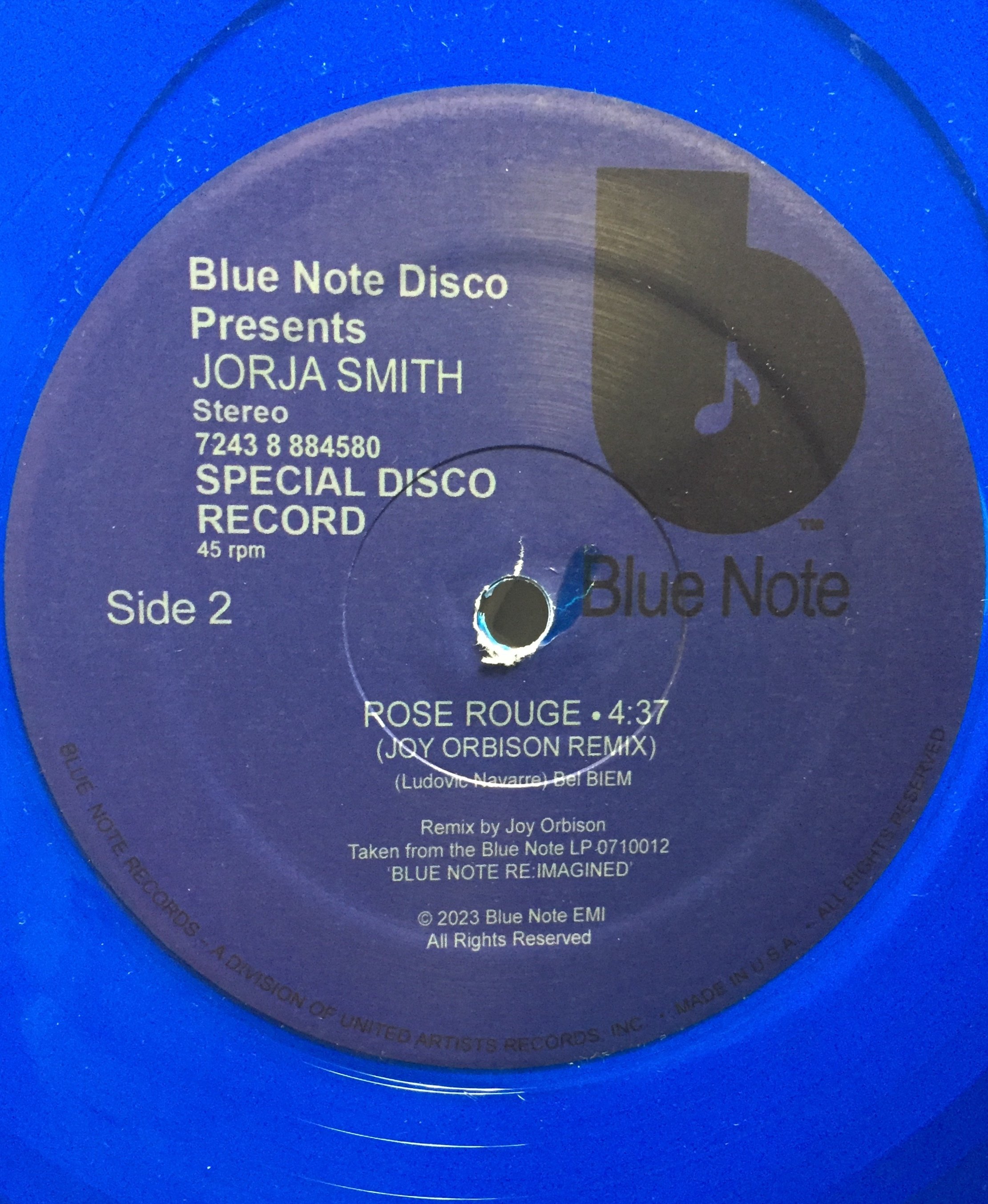 St. Germain 'Rose Rouge' Incl Joy Orbison/Jorja Smith Rmx (Blue Vinyl)