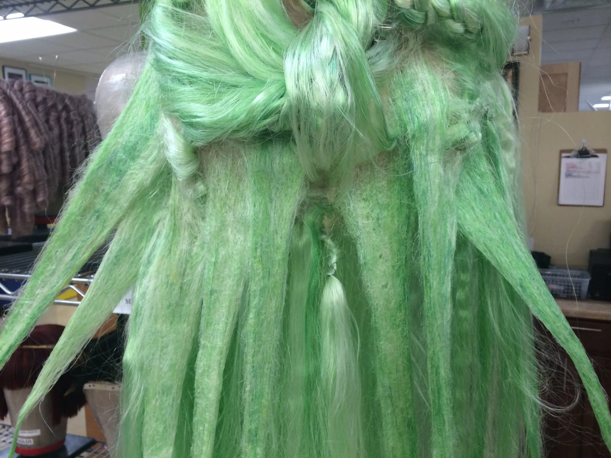  Process - close-up of sectioning and wired free pieces 