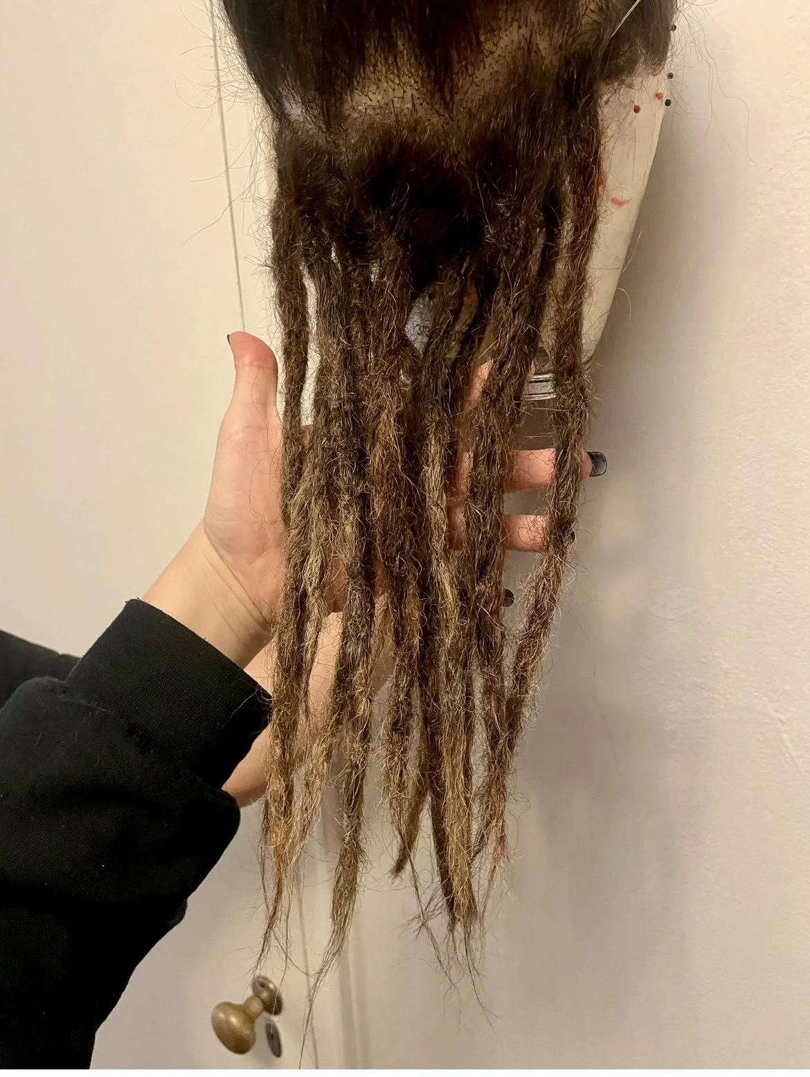  Process - showing desired rough finish with little wisp tails not fully blunted 