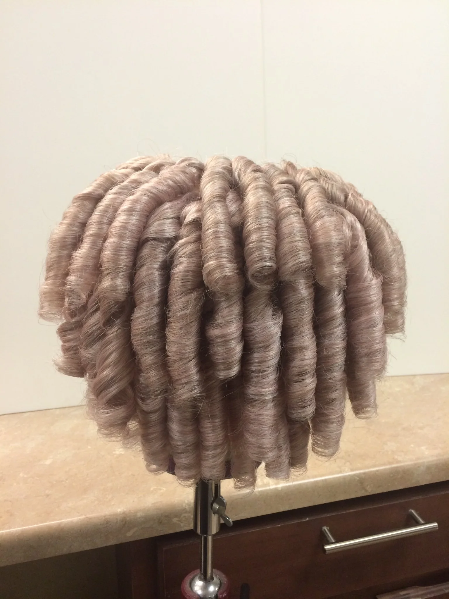  Finished look on block, back 