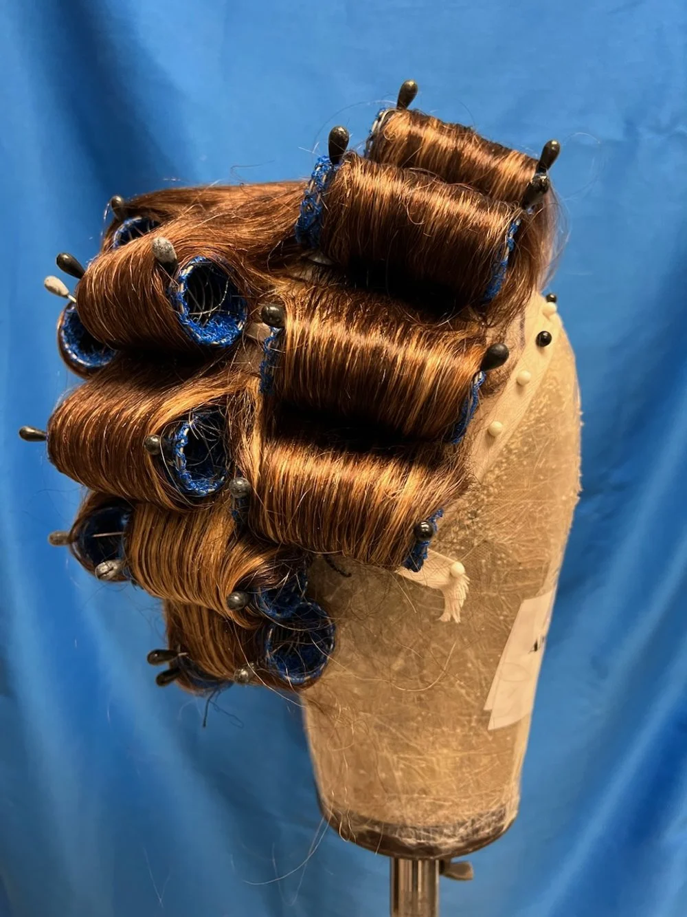  Before wig being prepped, side 