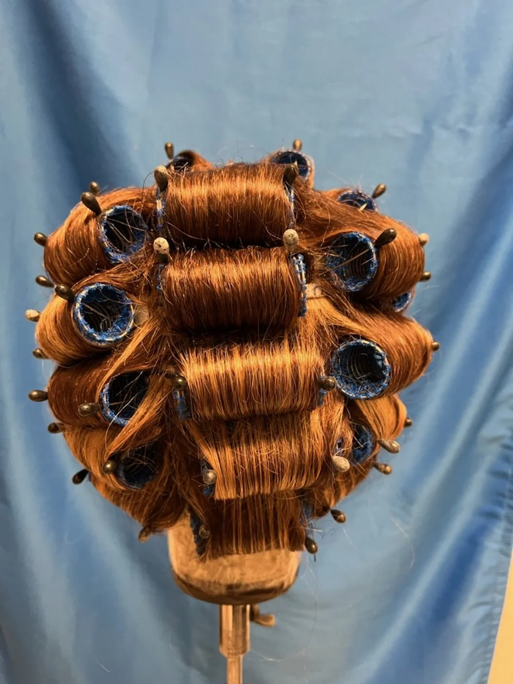  Before wig being prepped, back 