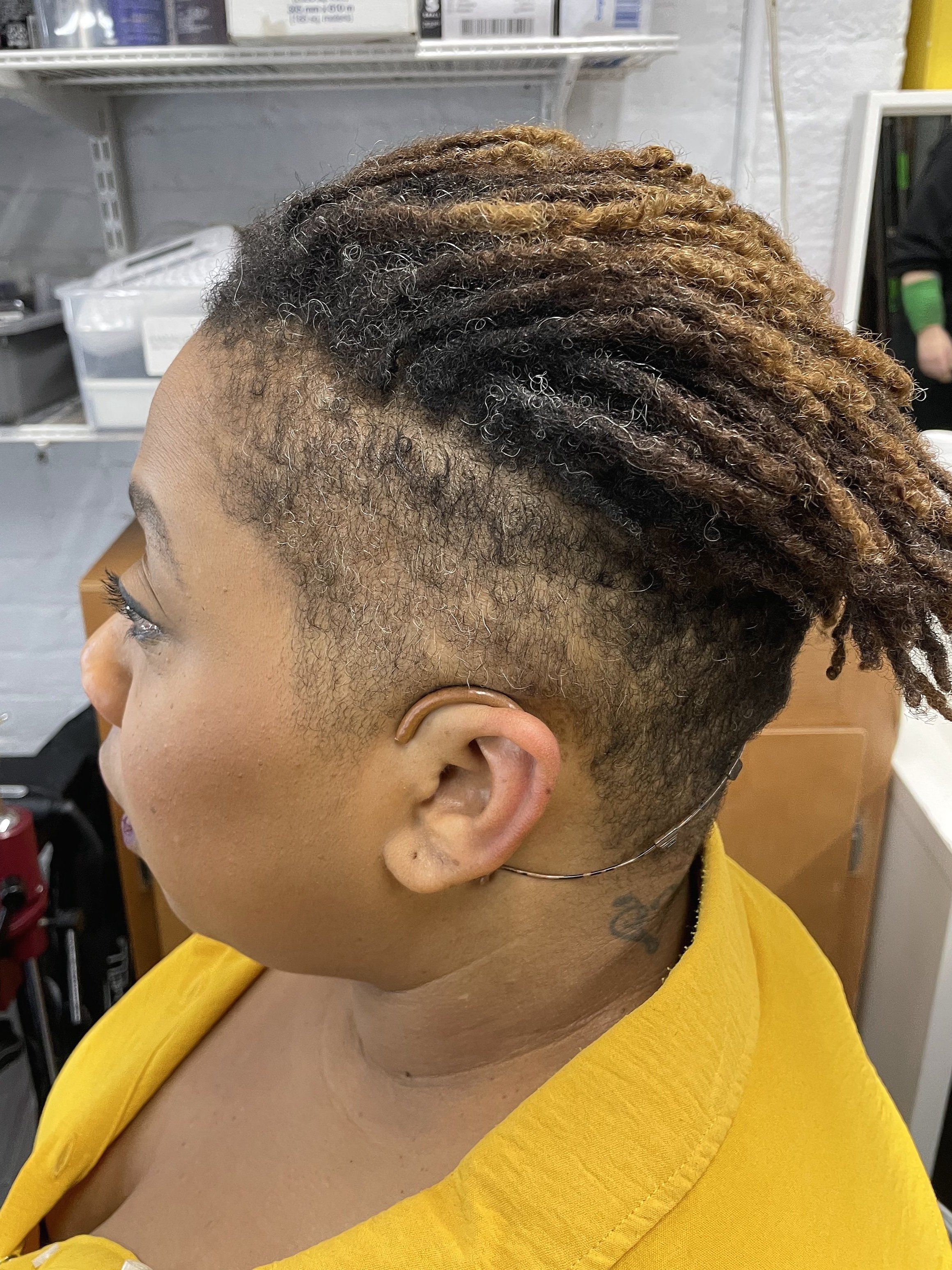  Before, hair prep 