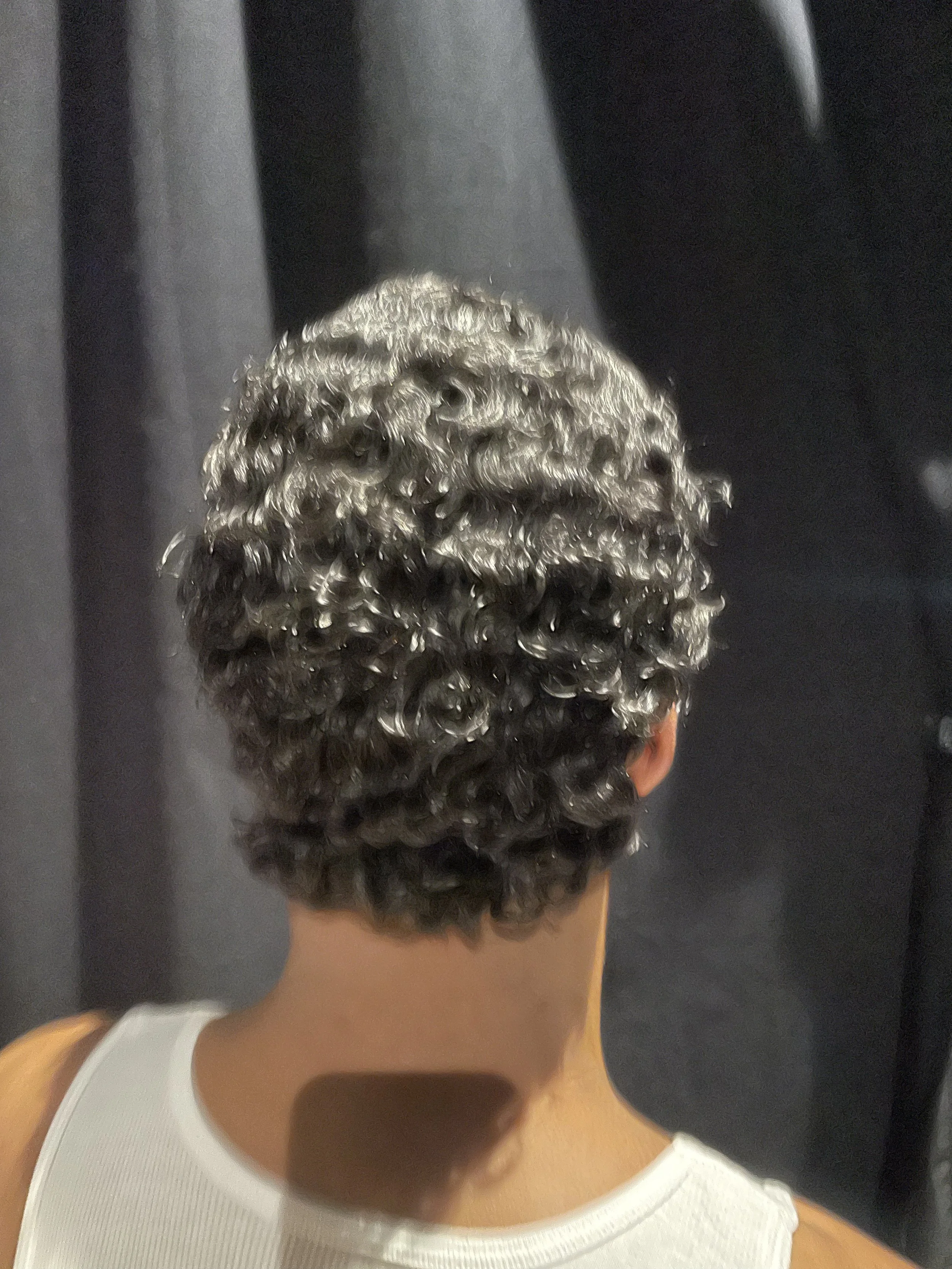Finished look on client, back