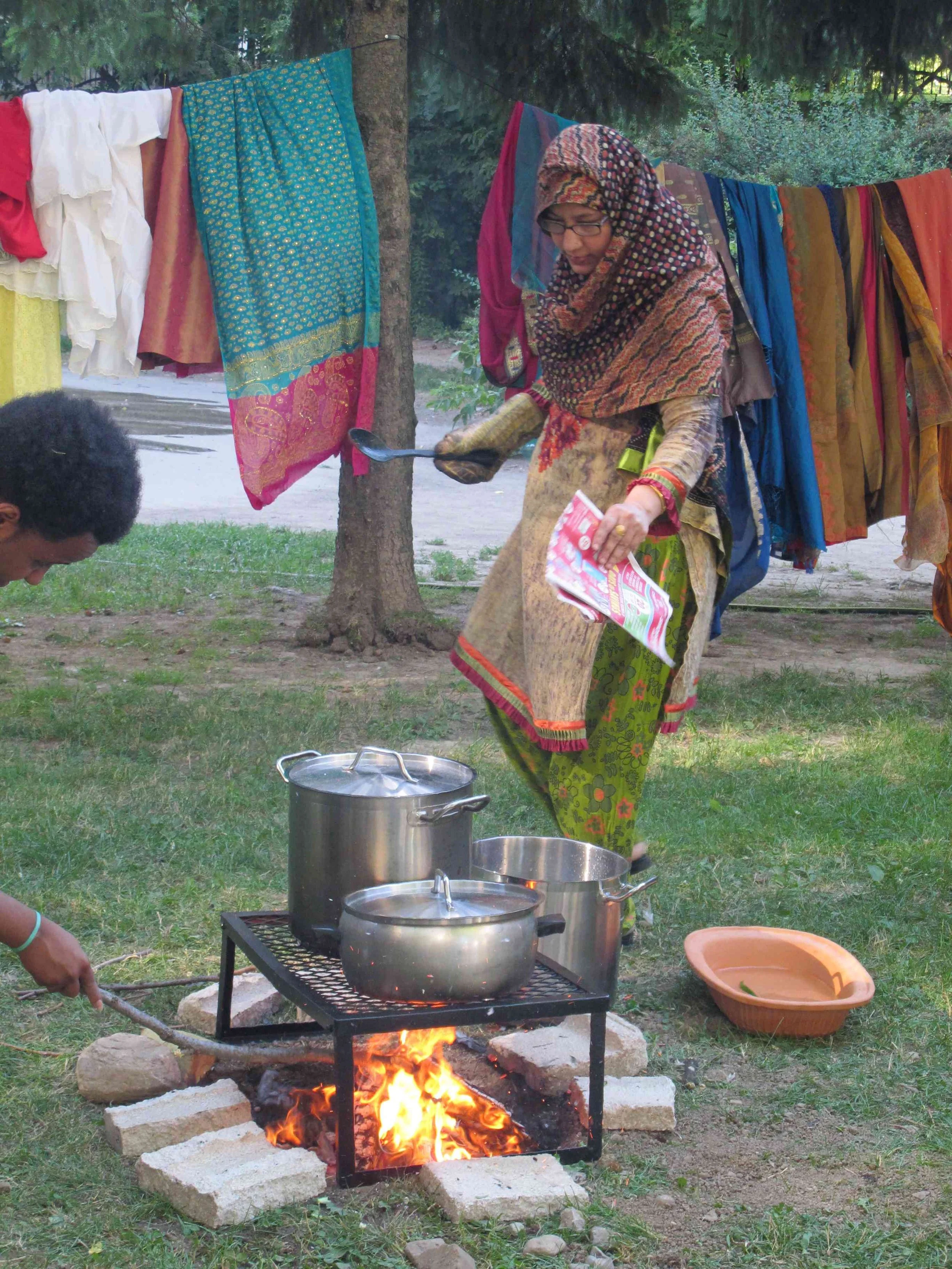 Early Outdoor Cooking Experiments in Mabelle Park