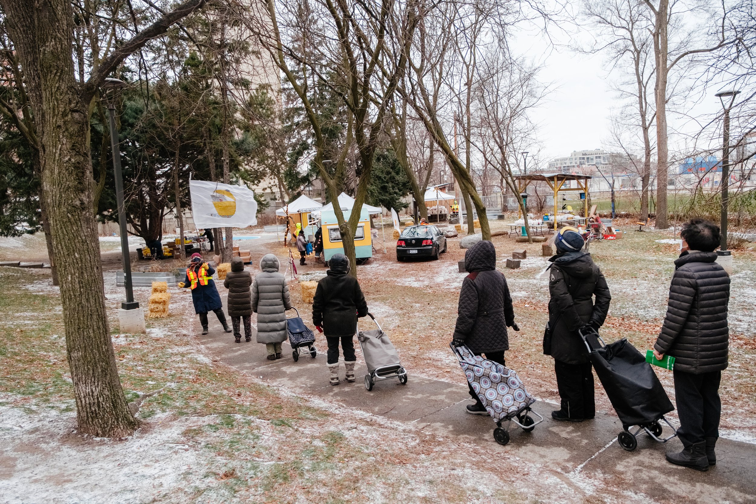 Park as Staging Ground to Meet Emergency