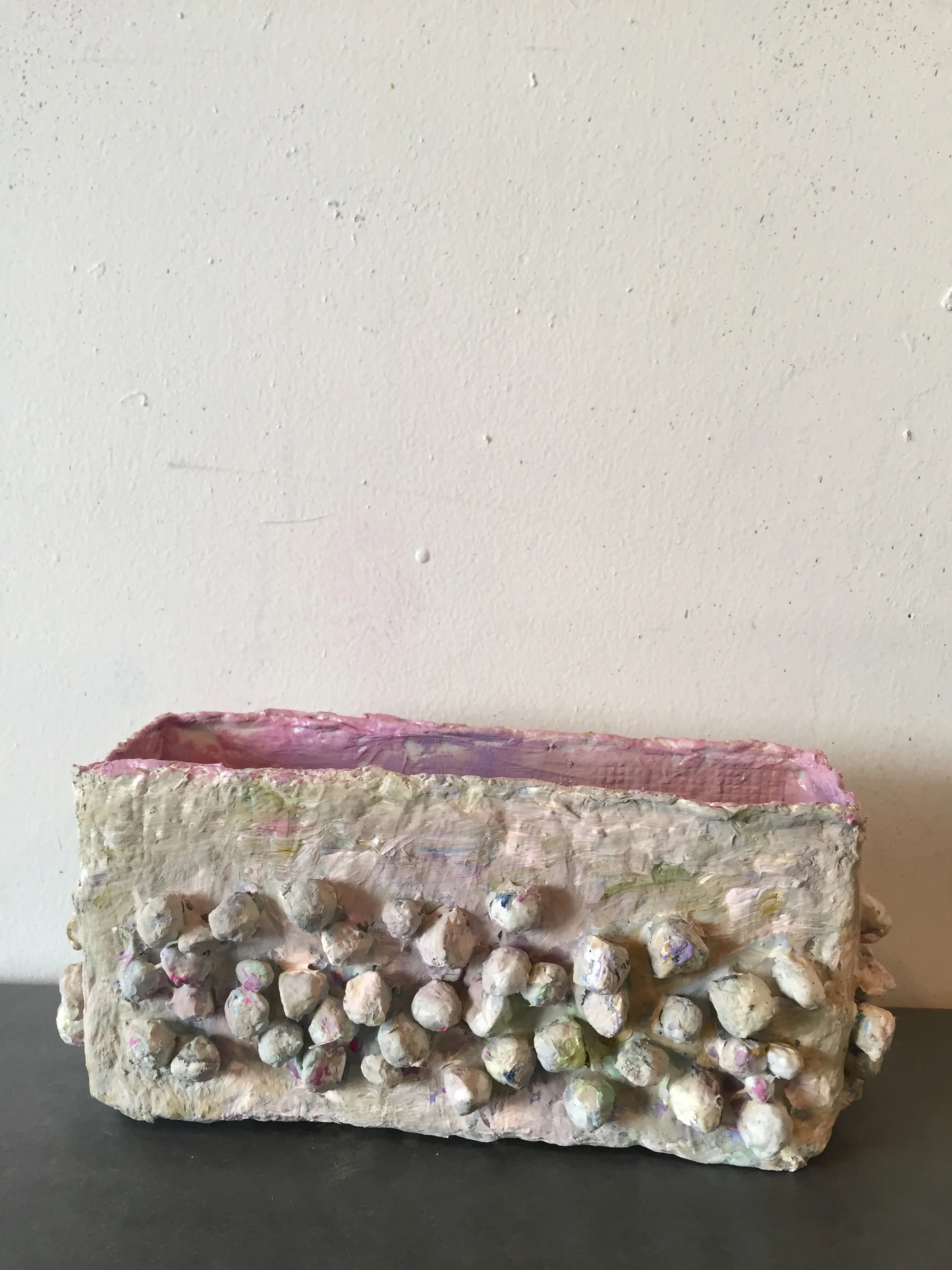 vase that can't hold water 2018 gouache on handmade paper