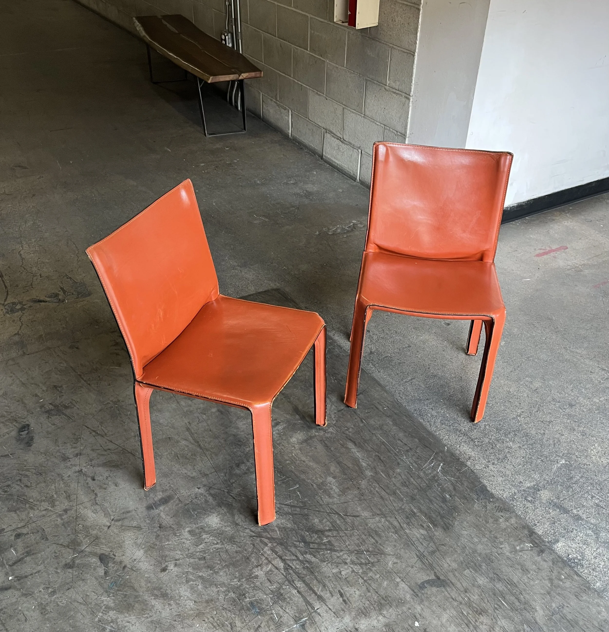 MARIO BELLINI 412 Cab Chair for Cassina, Italy