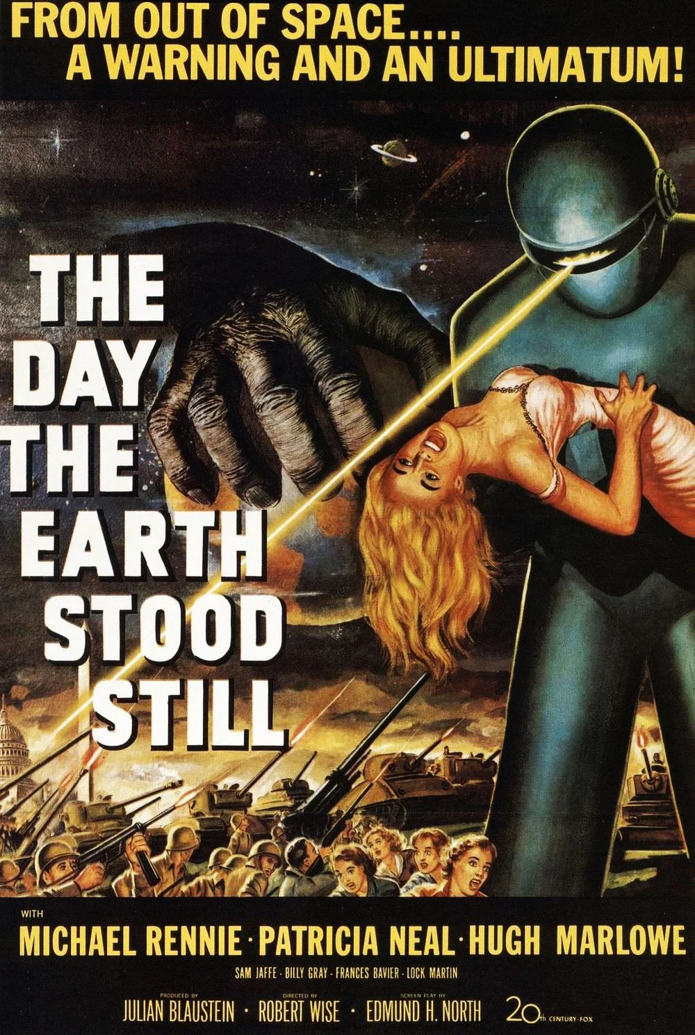 Michael Rennie was ill the day the earth stood still. But he told us where we stand.