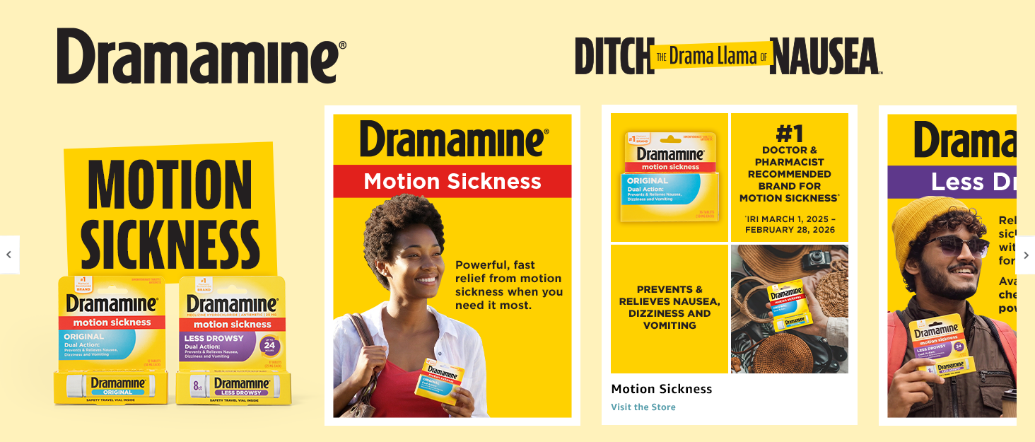  Dramamine Brand Story: Desktop 