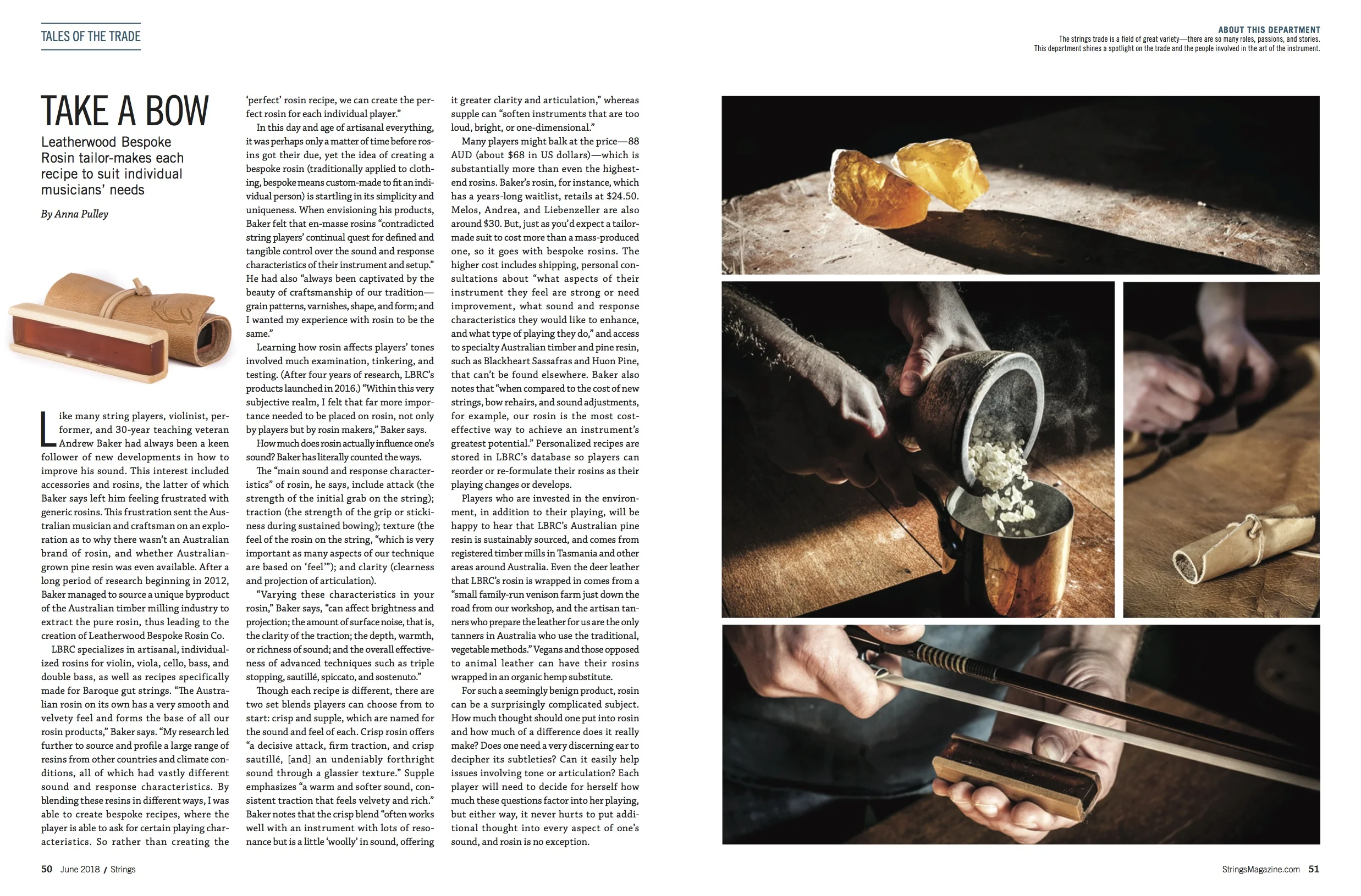Strings Magazine, May 2018