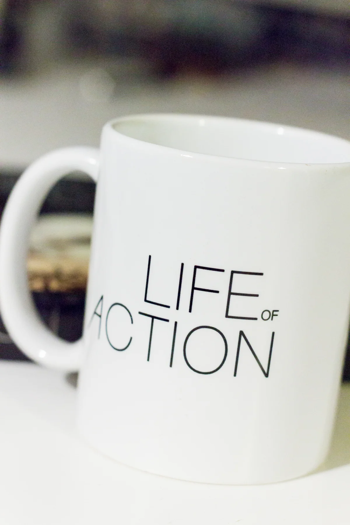 Mug gift for action movie fans | Life of Action by Mike Fury