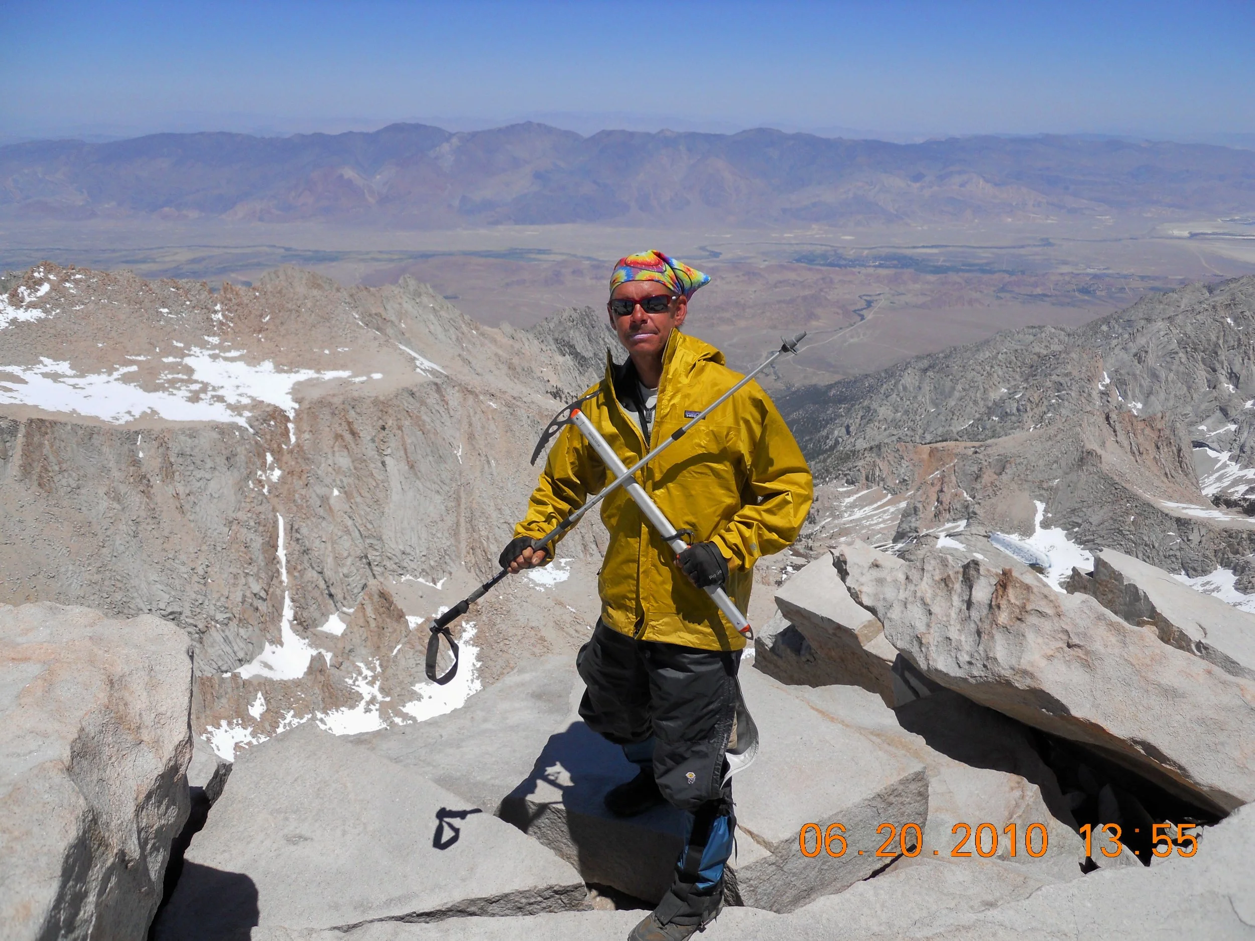 Mount Whitney elevation 14,505 ft, 2010