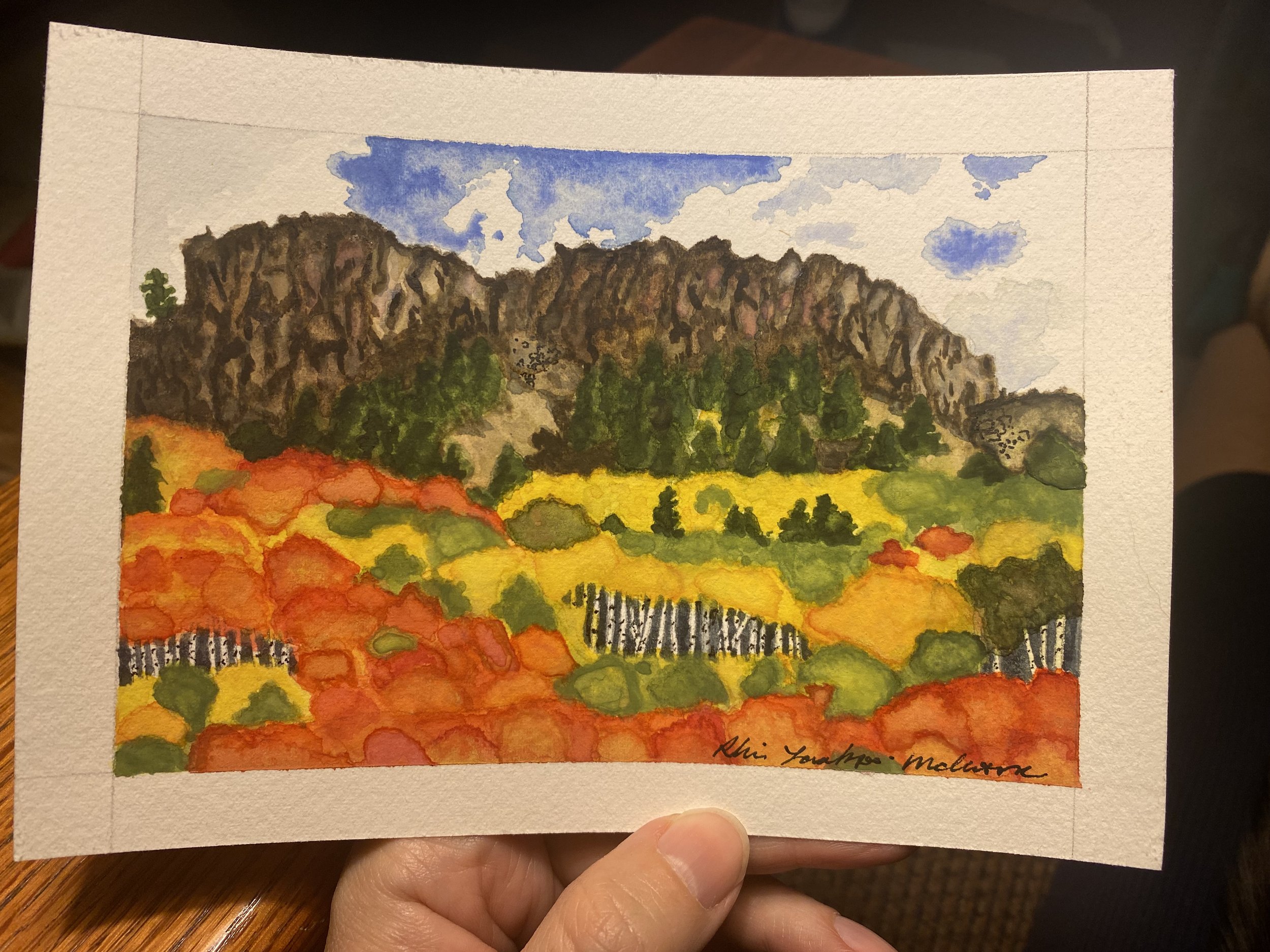 Autumn Aspen Awe, 2023 ($100)