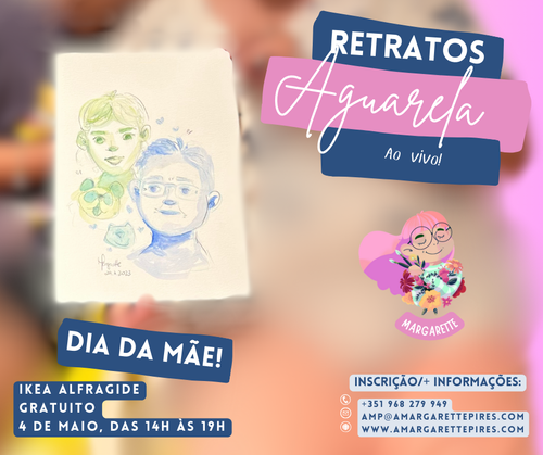 Caricaturas Ilustradas - Dia da Mãe