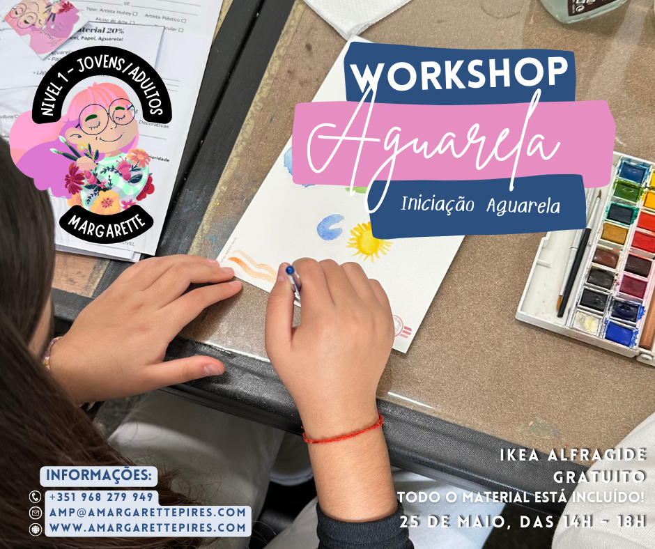 Introdução à Aguarela - Workshop Gratuito