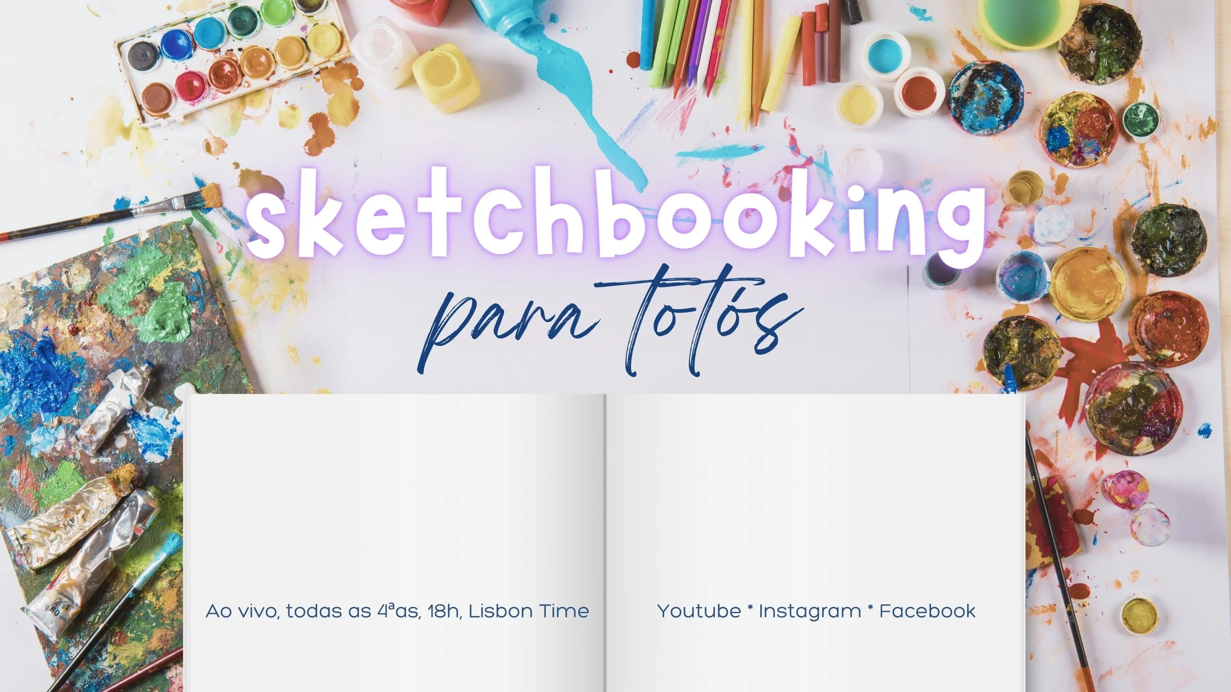 Sketchbooking para Totós - Rabiscar de pijama (Em casa!!) 