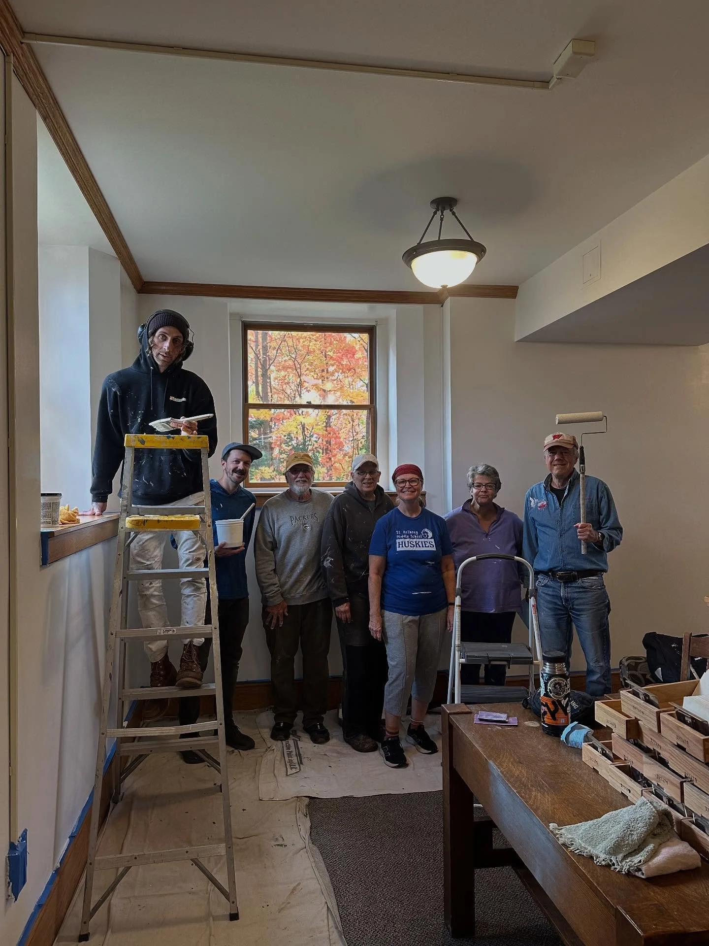 &ldquo;Many hands make light work &ldquo; Thank you to the crew that painted in the Bayfield Library meeting room this morning. The room is bright and will be ready for meeting use by Monday afternoon!