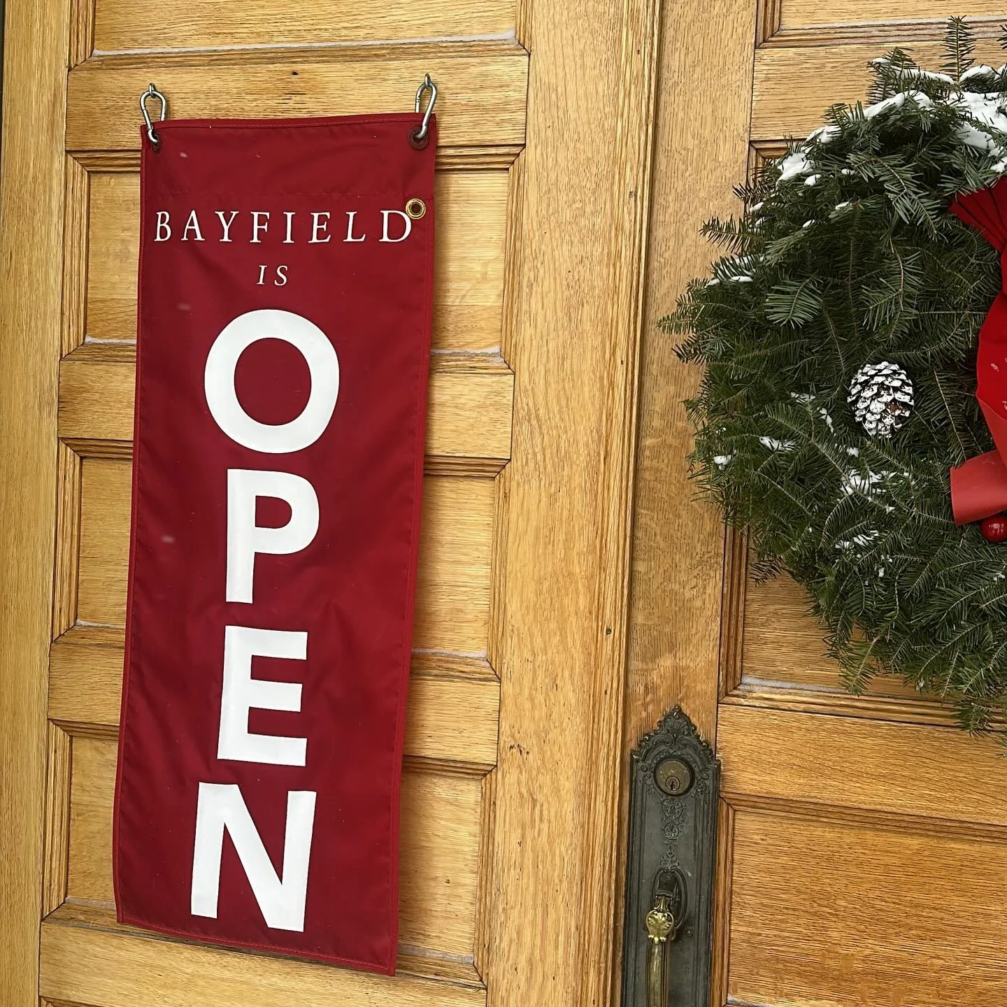 Yes, even with  a few inches of snow, we are OPEN!