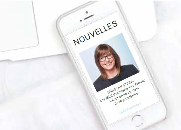 DÉVELOPPEMENT ÉCONOMIQUE RÉGIONAL &gt; Marie-Eve Proulx s’engage
