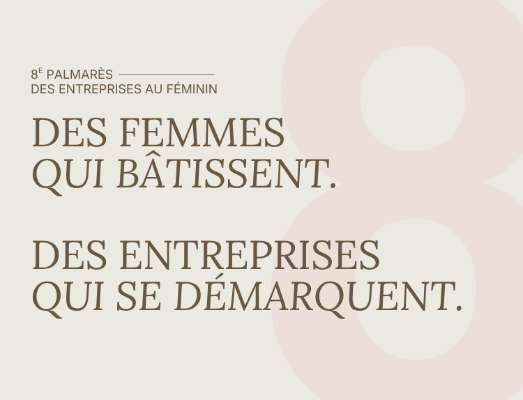 8E PALMARÈS DES ENTREPRISES EN FÉMININ