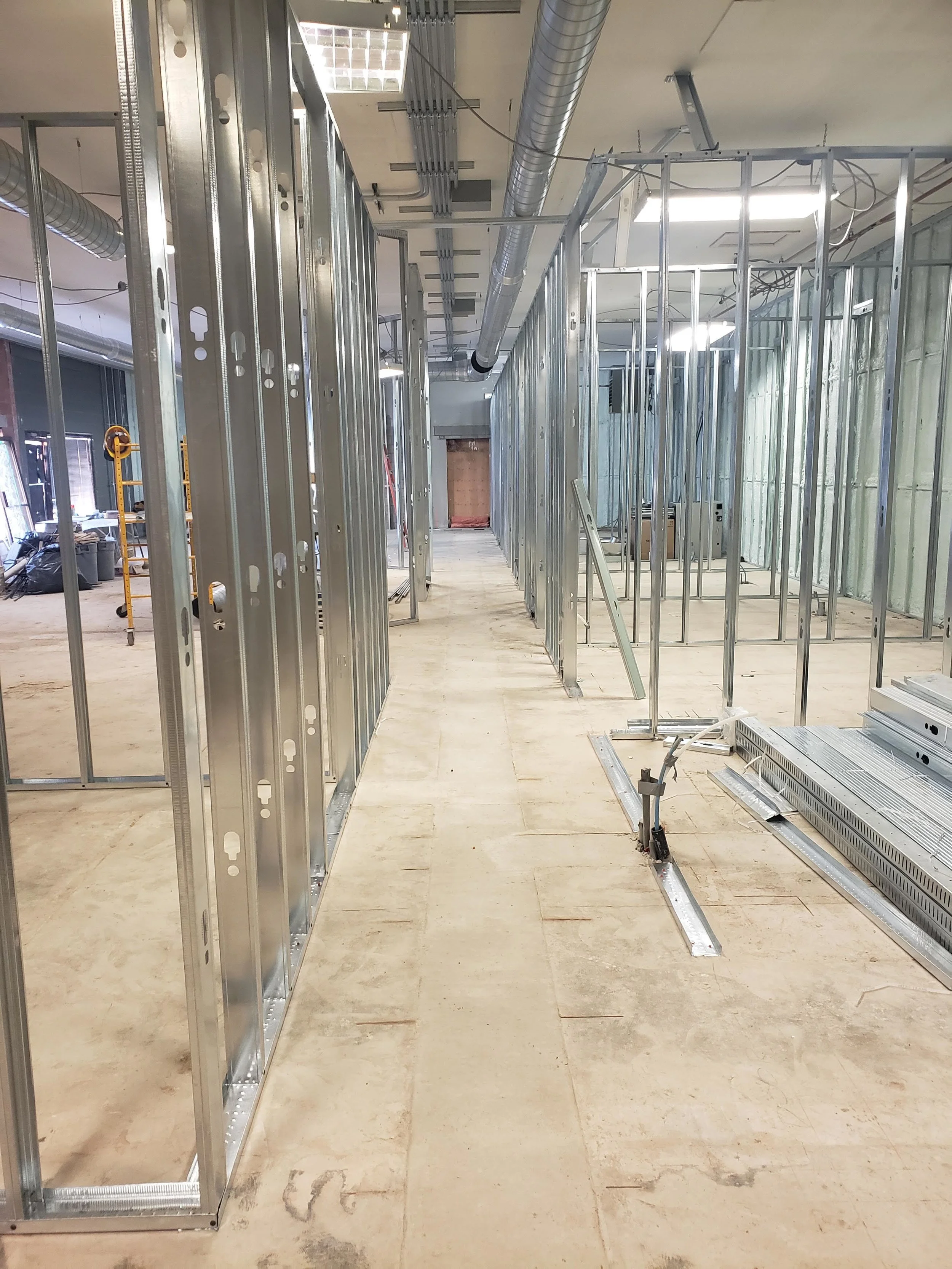 interior walls up and ready for more action!