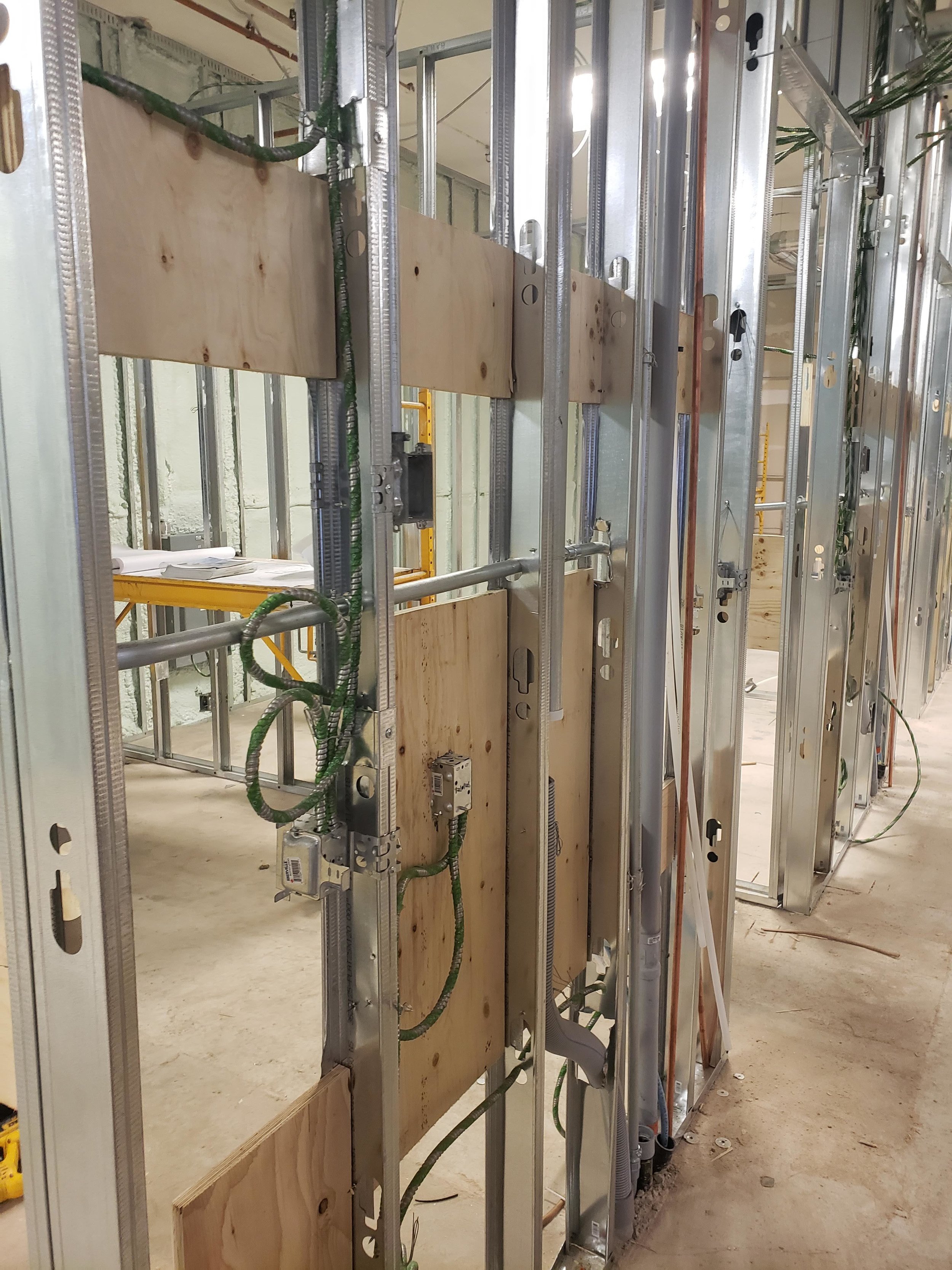 Dry wall starts tomorrow !