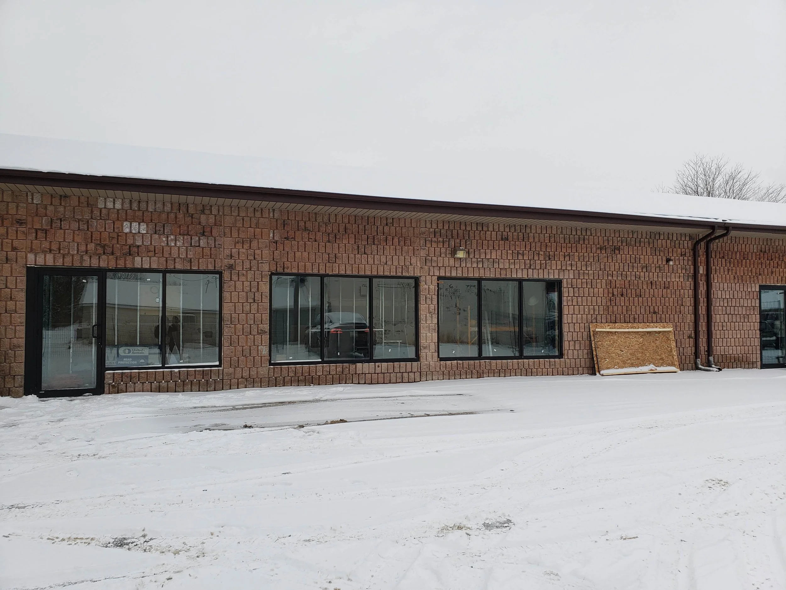 Office facade complete! New windows and accessible entrance to keep things bright and easy for everyone!