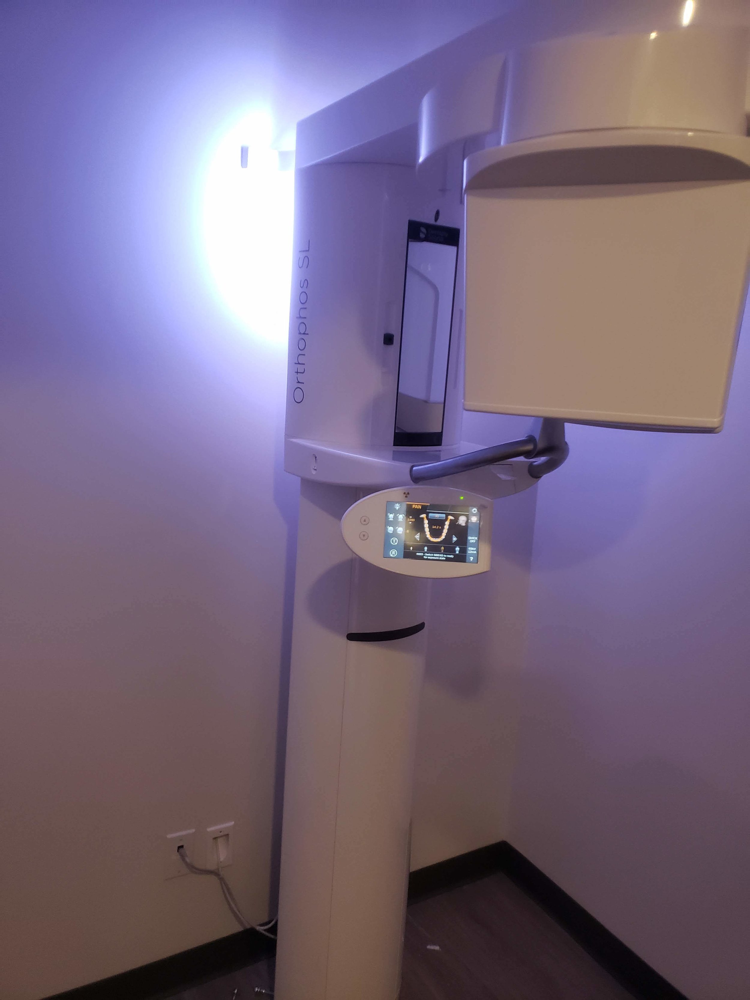 Orthophos SL Panoramic X ray machine has been installed and is ready! So excited for this !