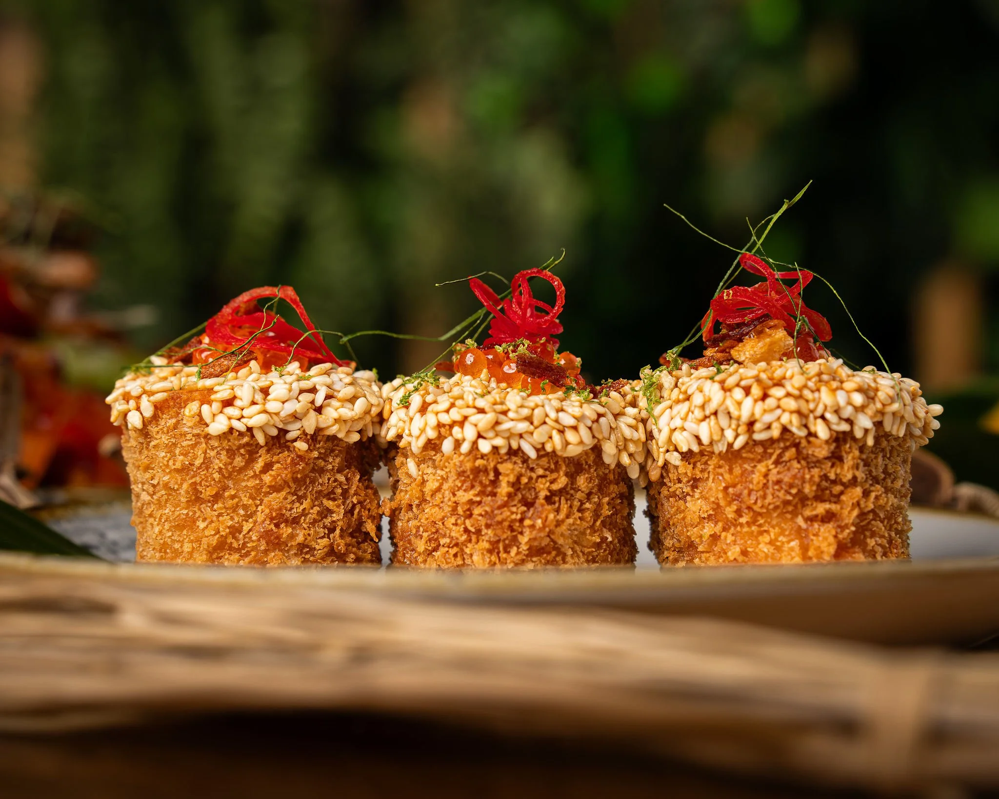 Curried Pork &amp; Prawn Toast