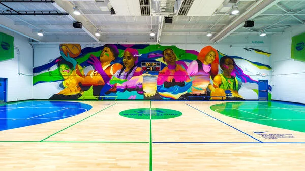 Nike, the Boys & Girls Clubs of Chicago and Virgil Abloh Unveil Redesigned Basketball Facilities