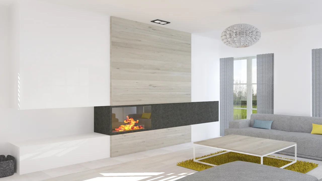 Bij dit ontwerp is gekozen voor natuurlijke materialen en een licht kleurenschema, zonder afbreuk te doen van de gezelligheid van de woning.