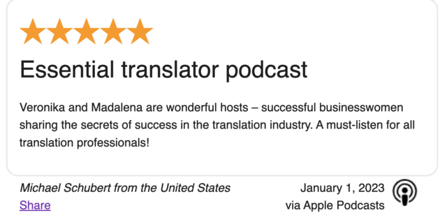 Smart Habits for Translators podcast review 2023.png